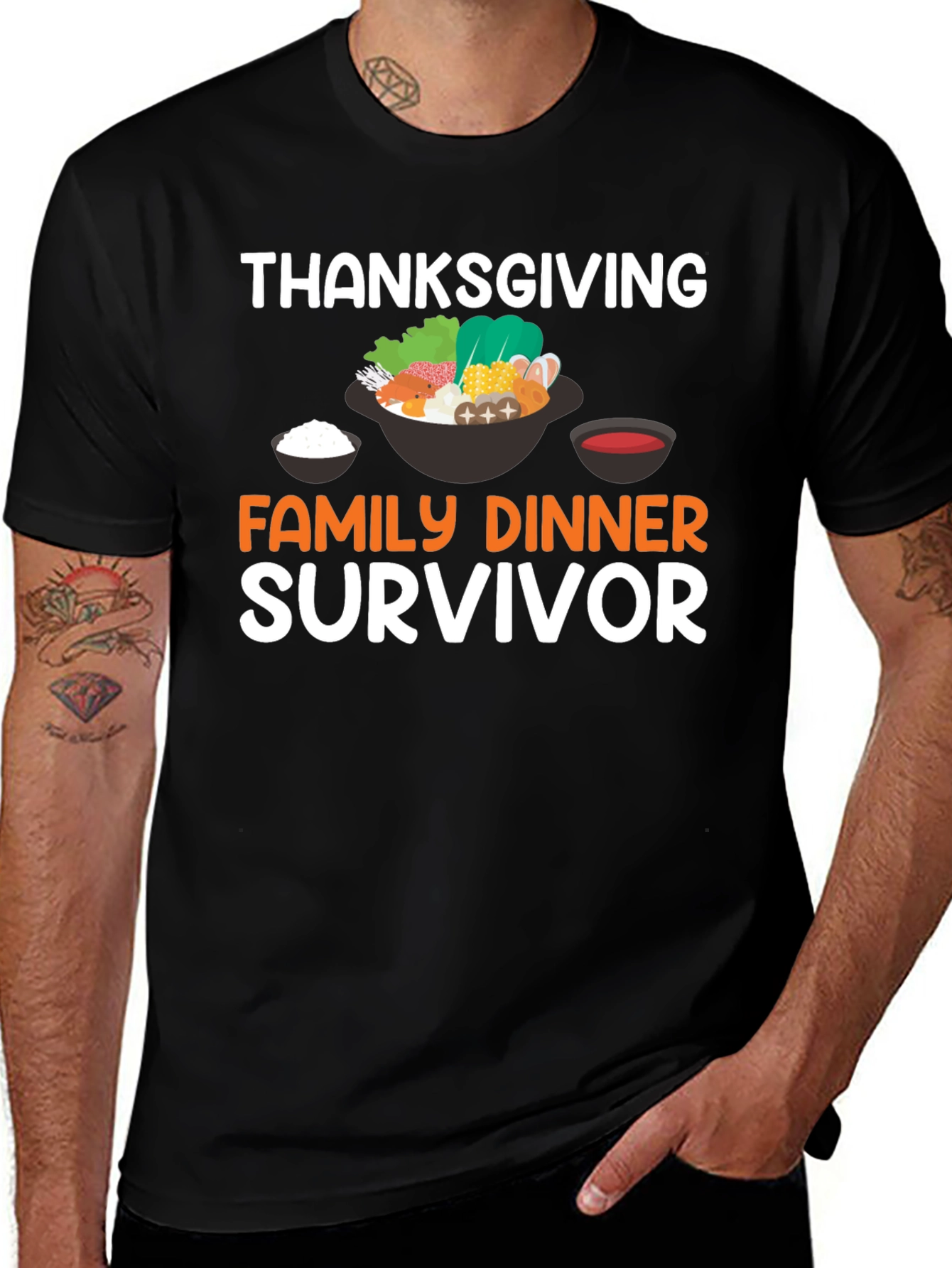 Thanksgiving Dinner Survivor T-Shirt