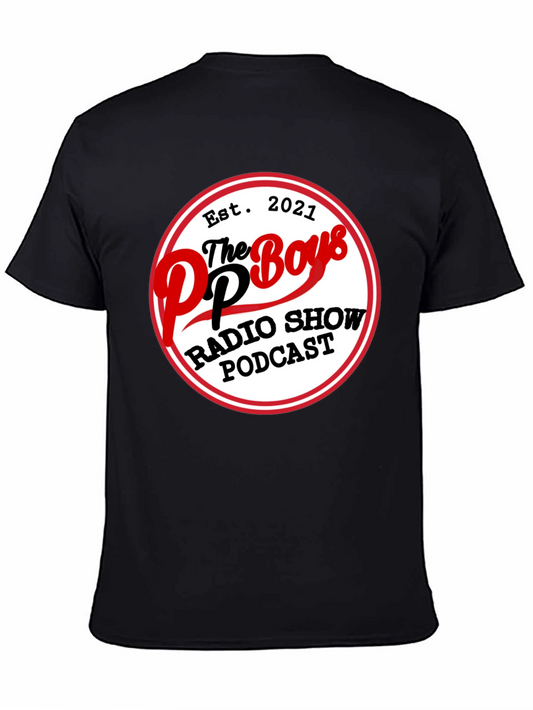 The Boys Radio Show Podcast Black T-Shirt