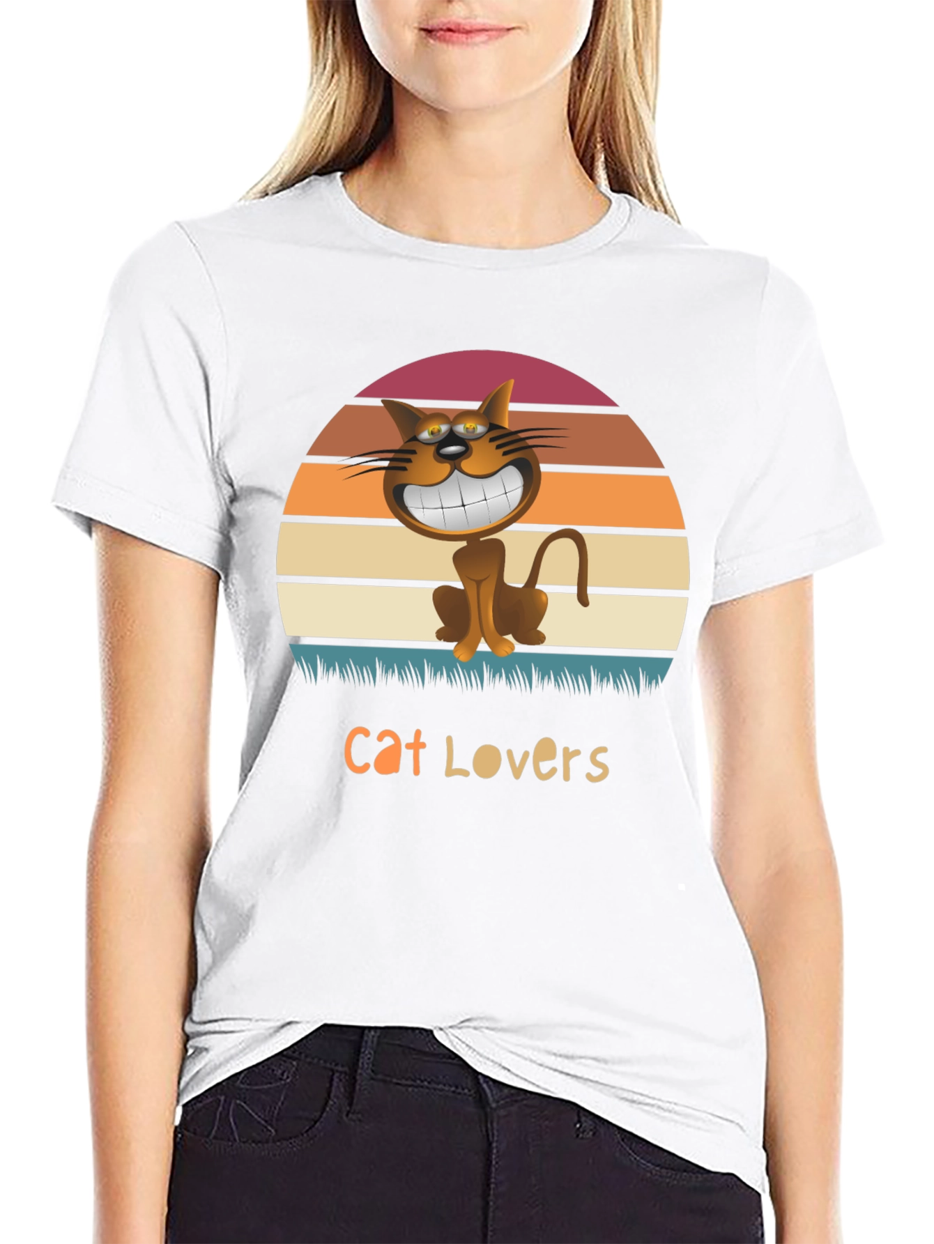 Cat Lovers Graphic T-Shirt -  Stylish & Fun!