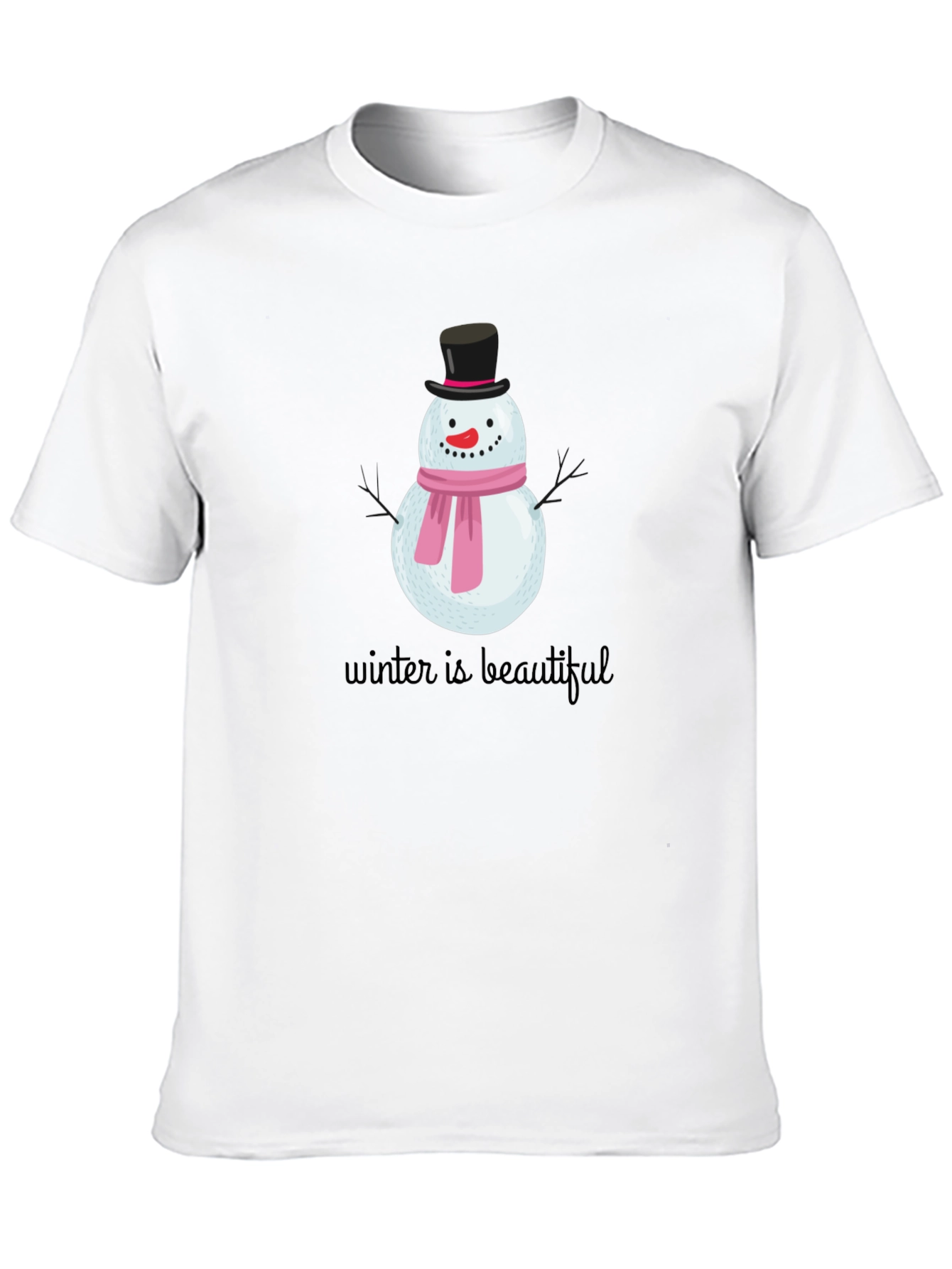 Winter Snowman Graphic Tee