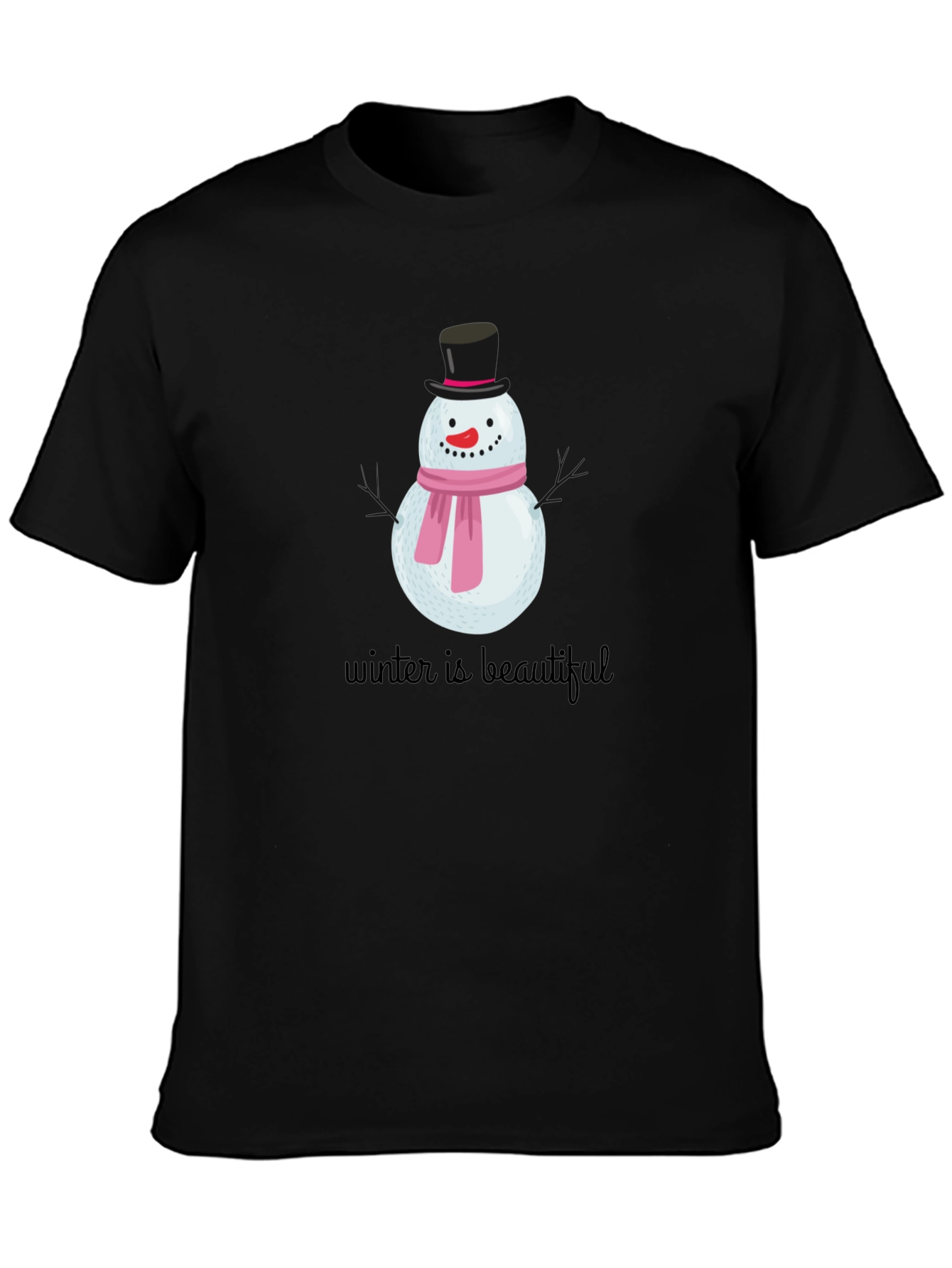 Winter Snowman Graphic Tee