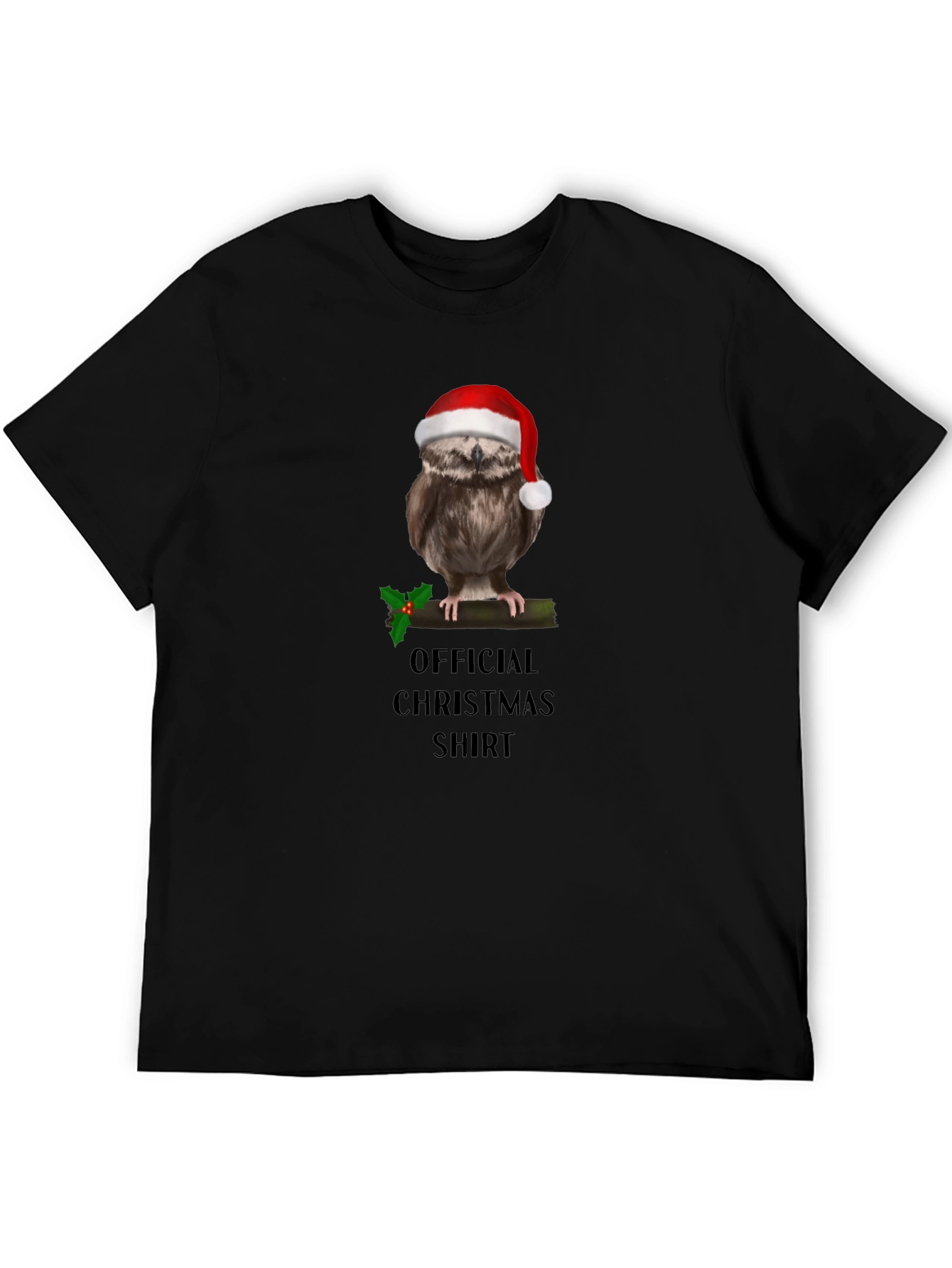 Festive Owl Christmas Shirt