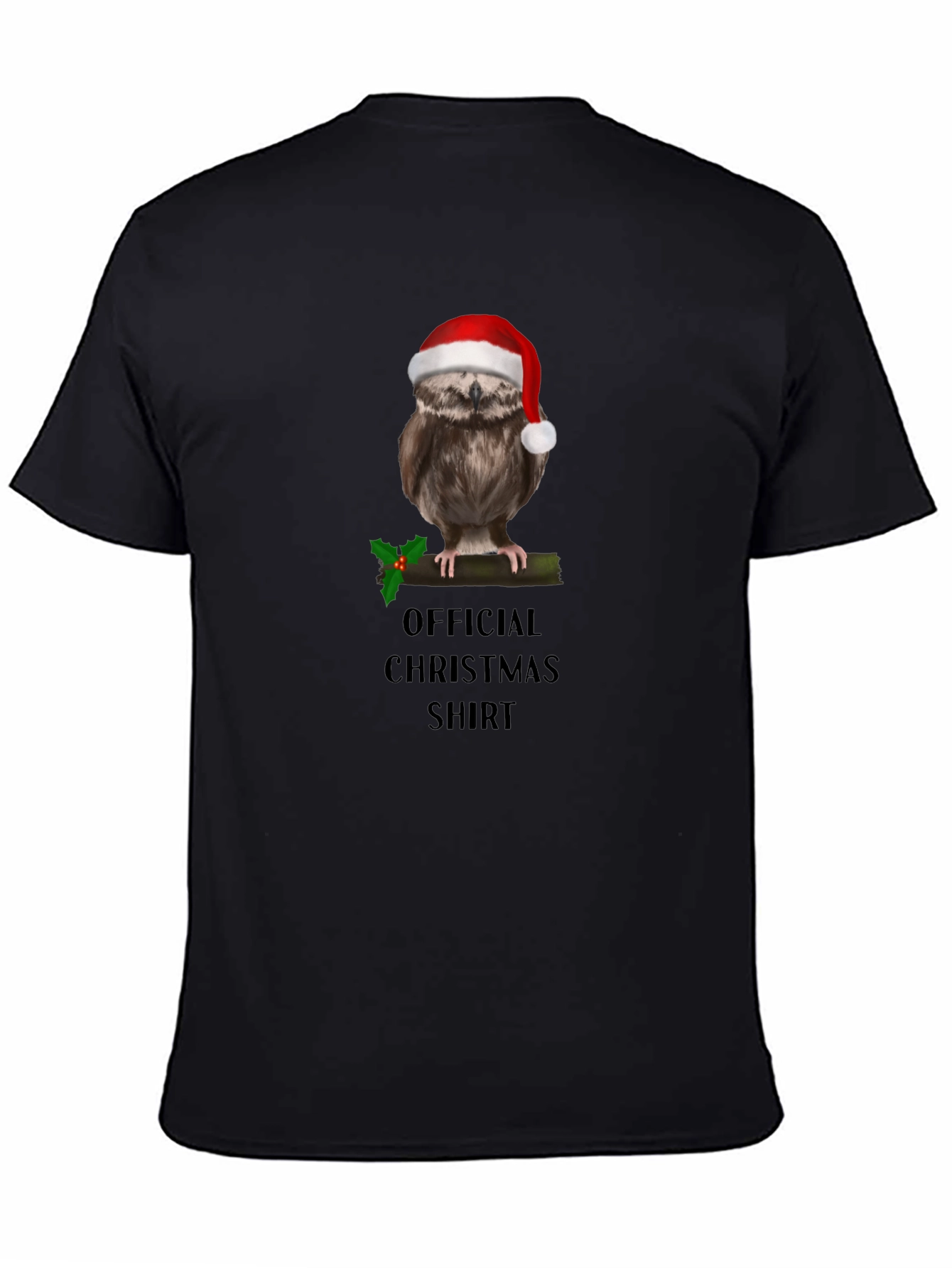 Festive Owl Christmas Shirt