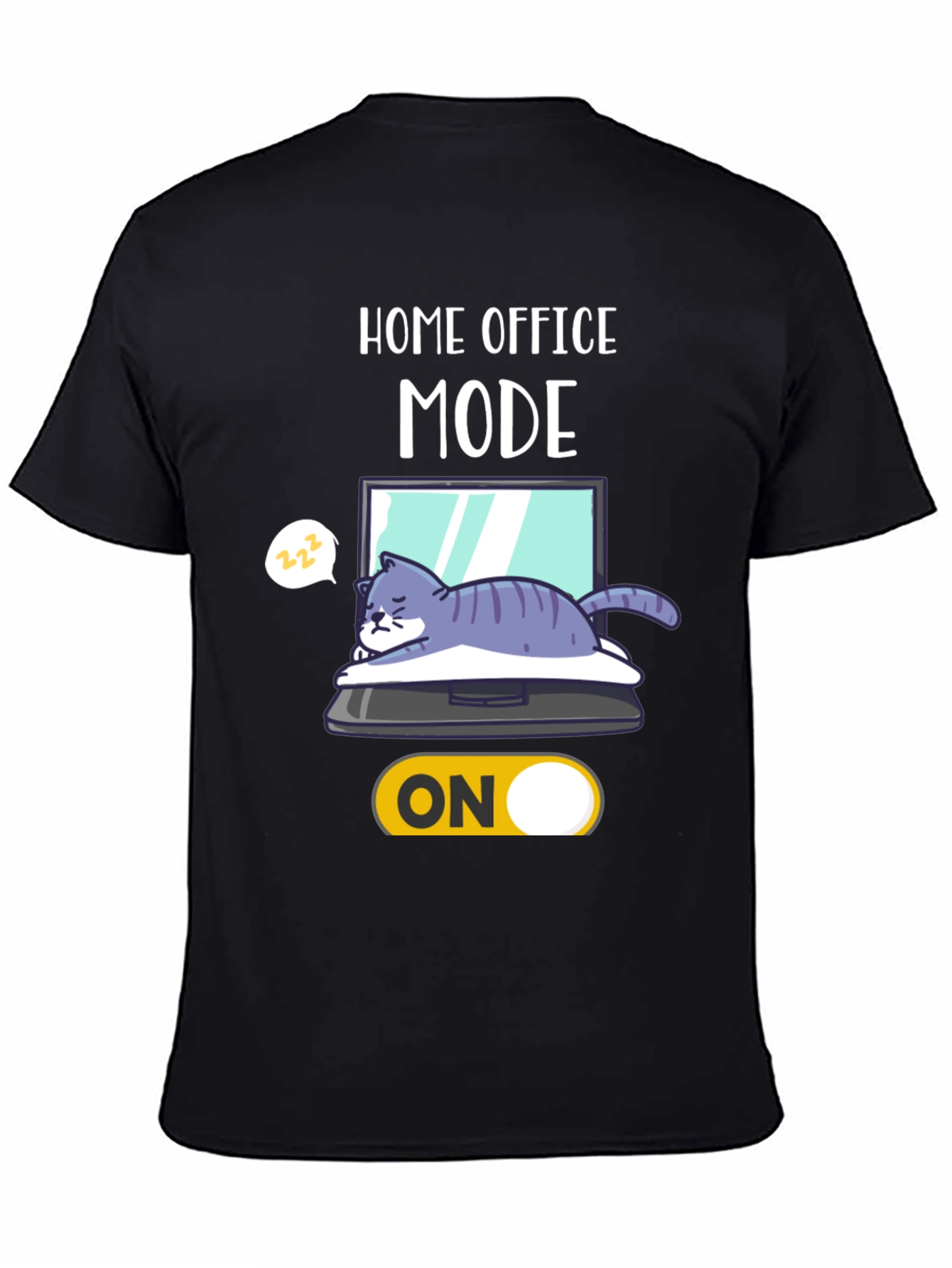 Home Office Mode On Cat T-Shirt