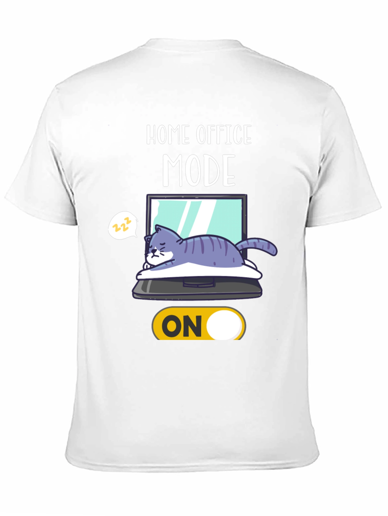 Home Office Mode On Cat T-Shirt