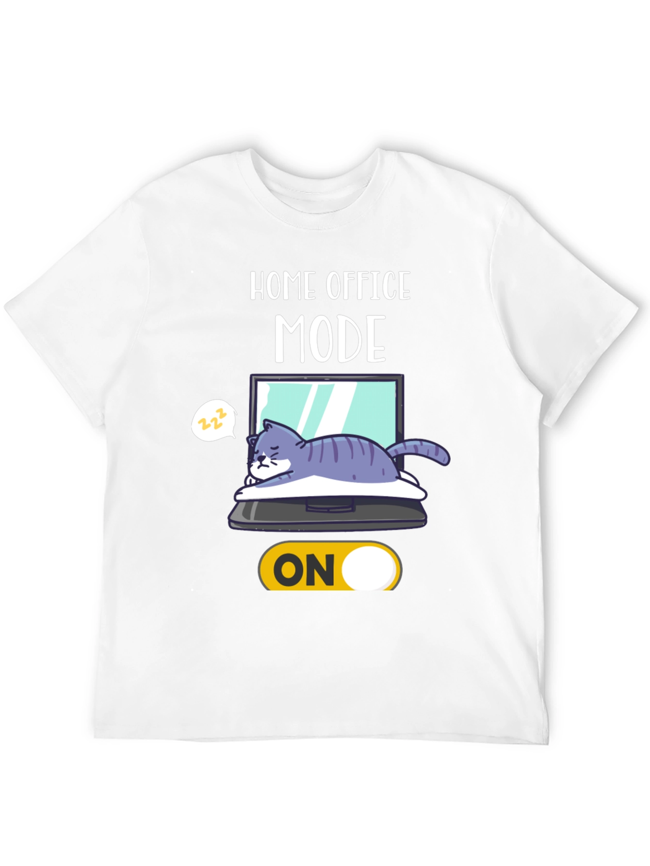 Home Office Mode On Cat T-Shirt