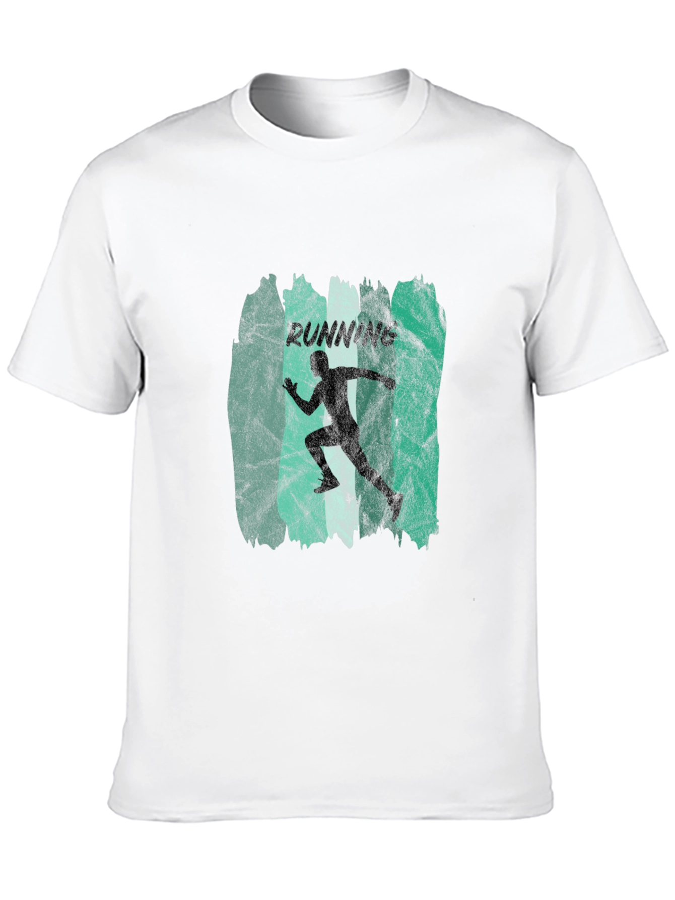 Running Graphic Tee - Mens Black T-Shirt