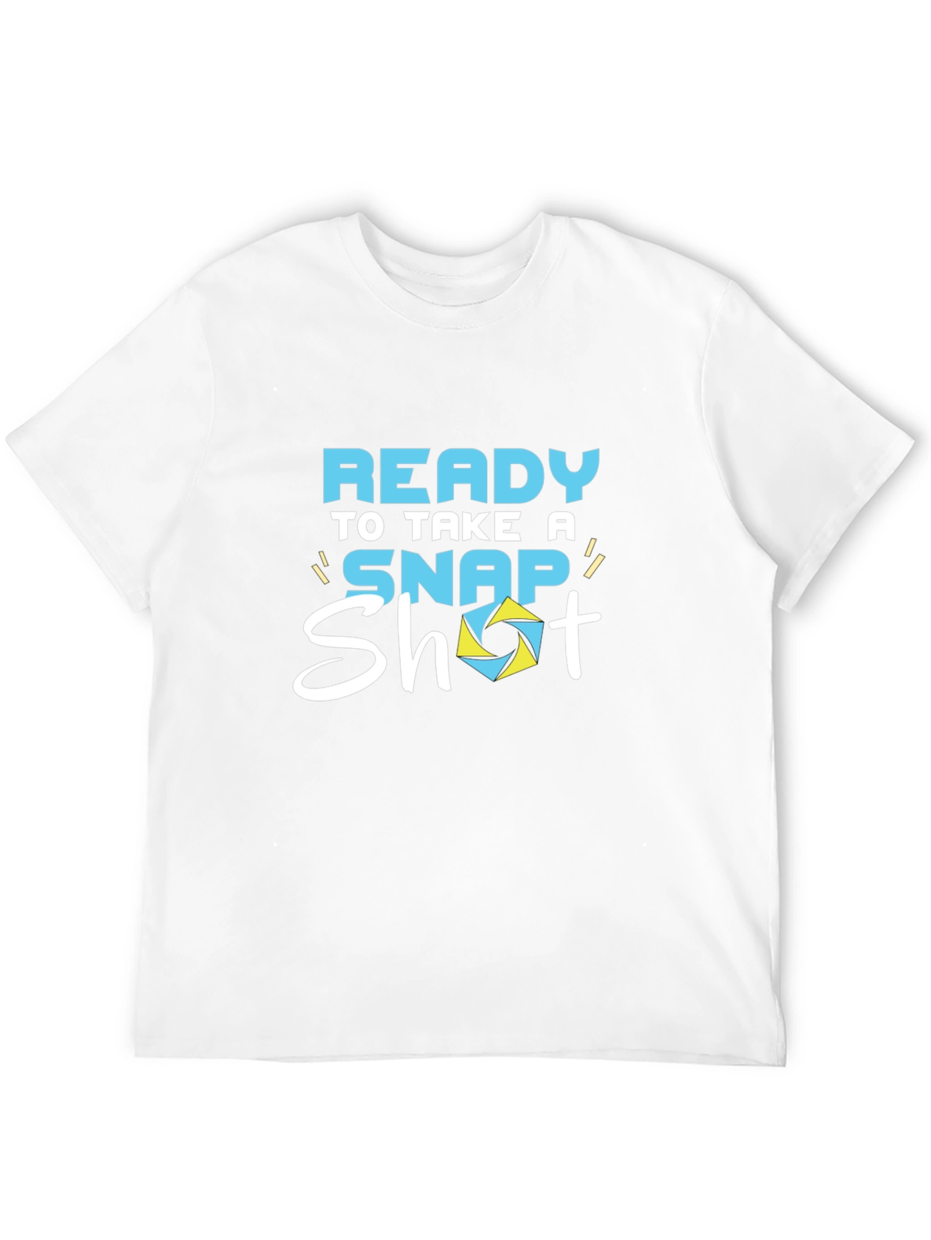 Ready to Take a Snap Shot Black Graphic Tee