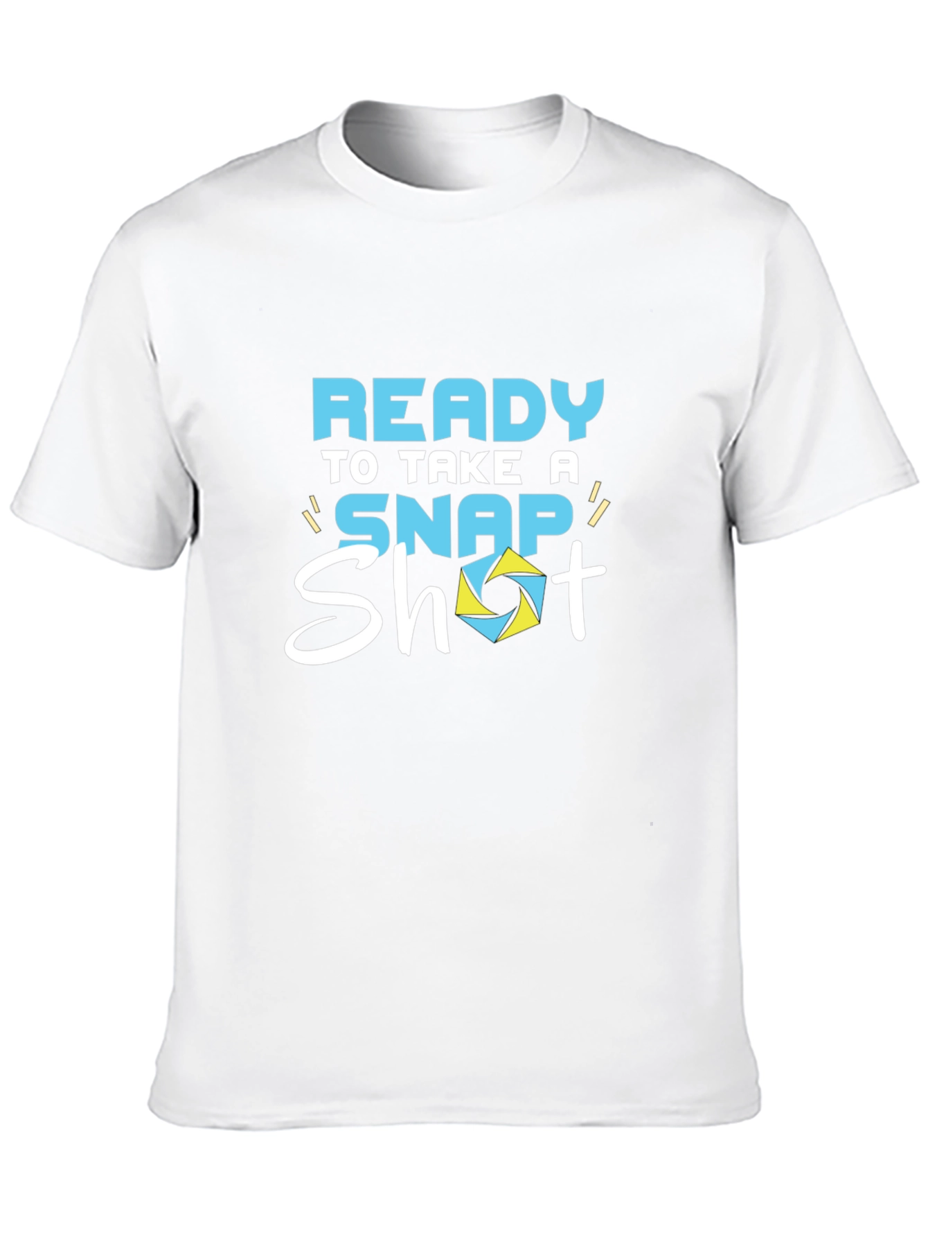 Ready to Take a Snap Shot Black Graphic Tee