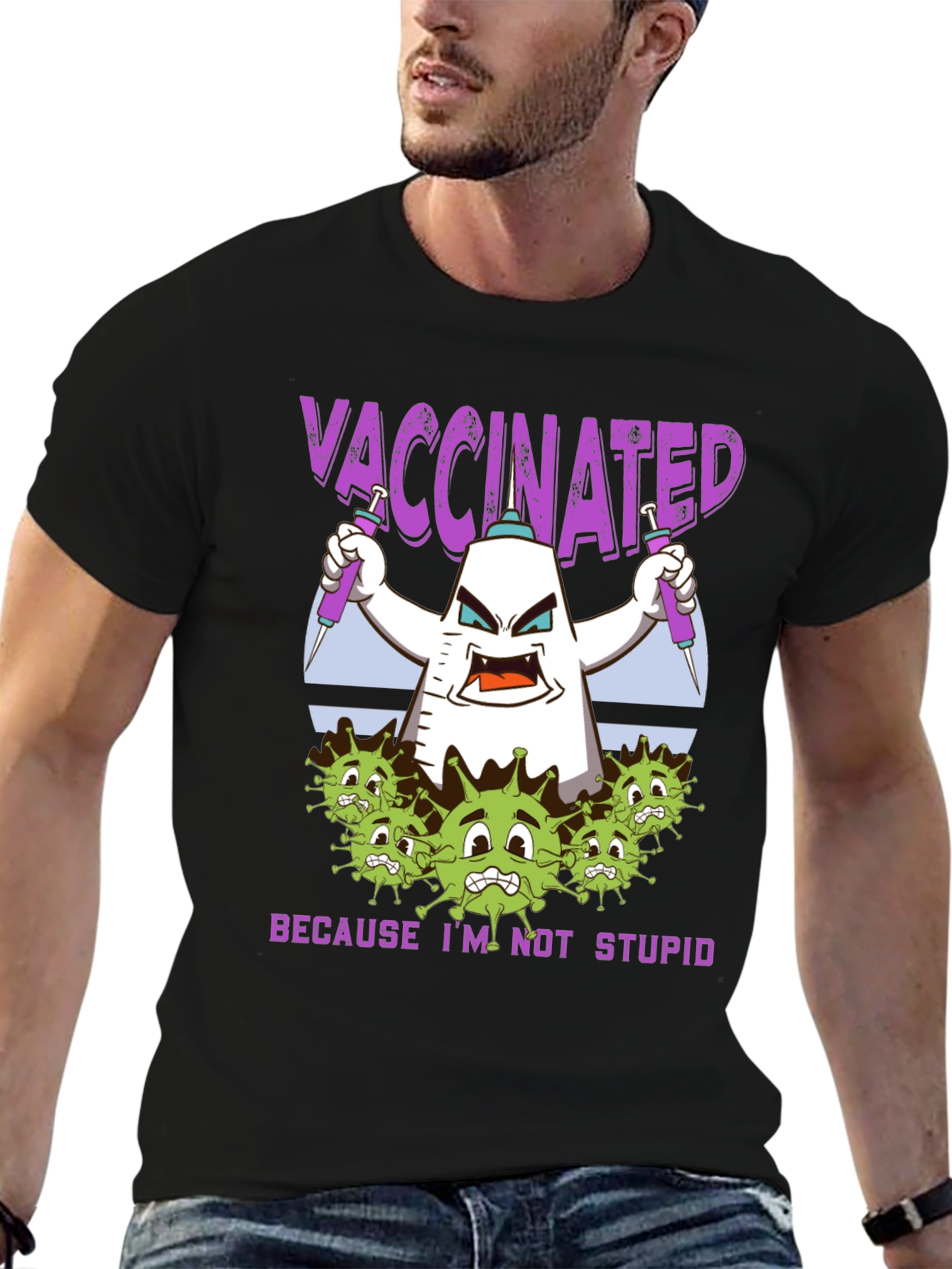 Vaccinated Graphic T-Shirt