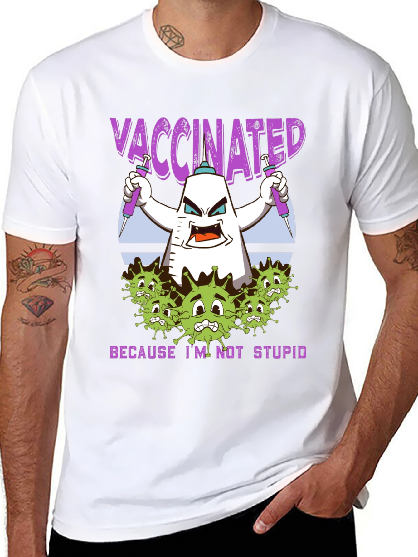 Vaccinated Graphic T-Shirt