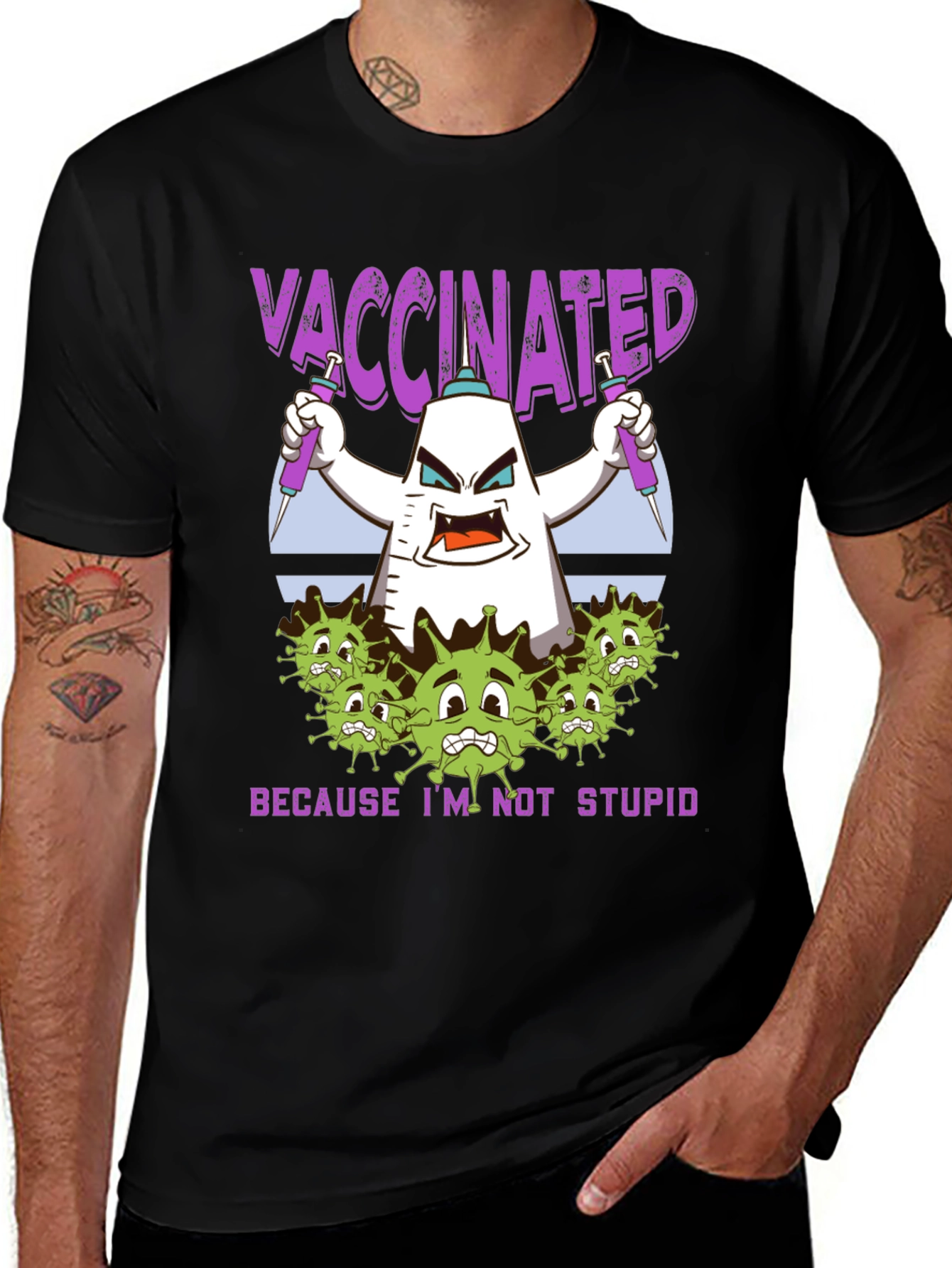 Vaccinated Graphic T-Shirt