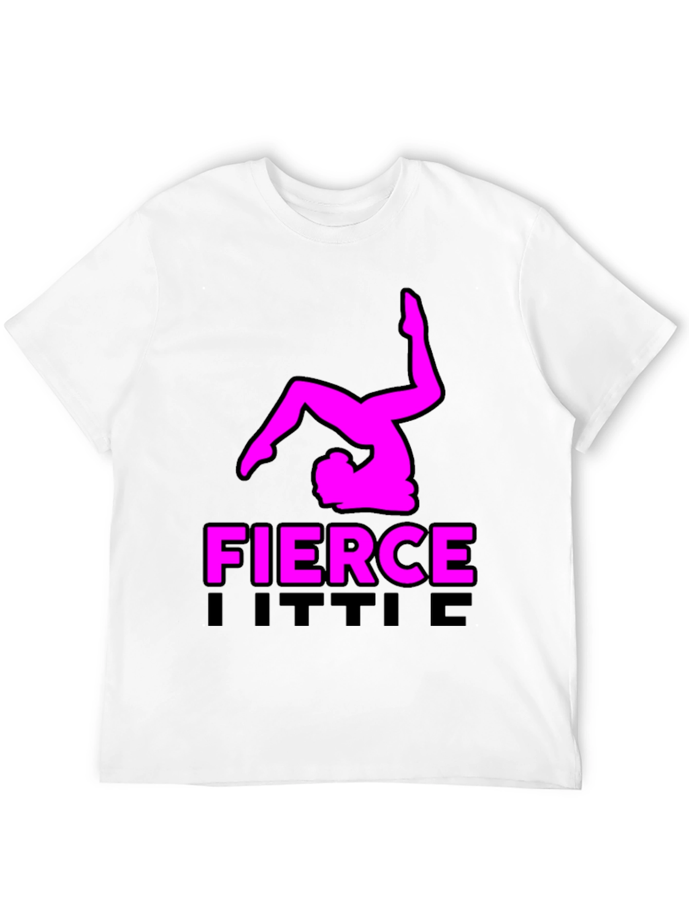 Fierce Little Gymnast Black T-Shirt