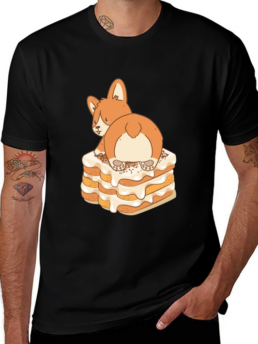 Corgi Butt Pancakes T-Shirt Funny Dog Tee