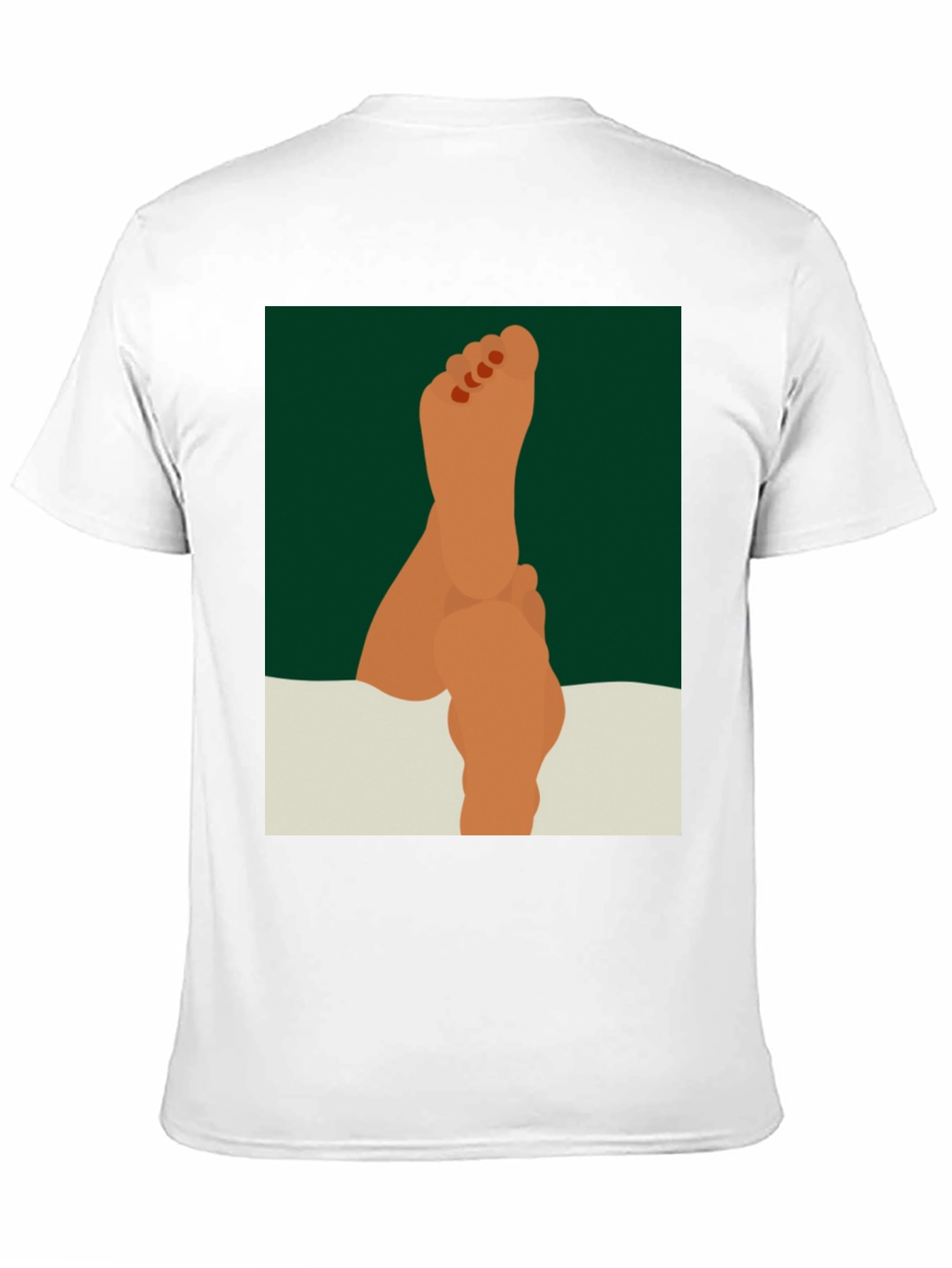 Feet Up Graphic Tee - Relaxed & Stylish