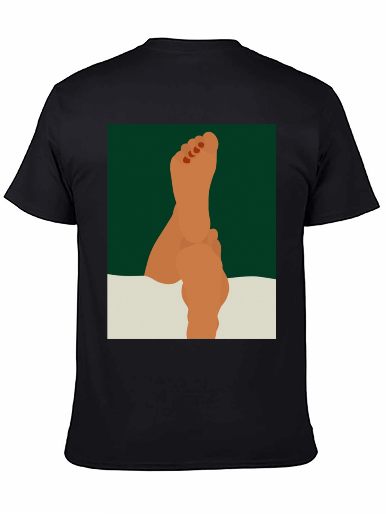 Feet Up Graphic Tee - Relaxed & Stylish