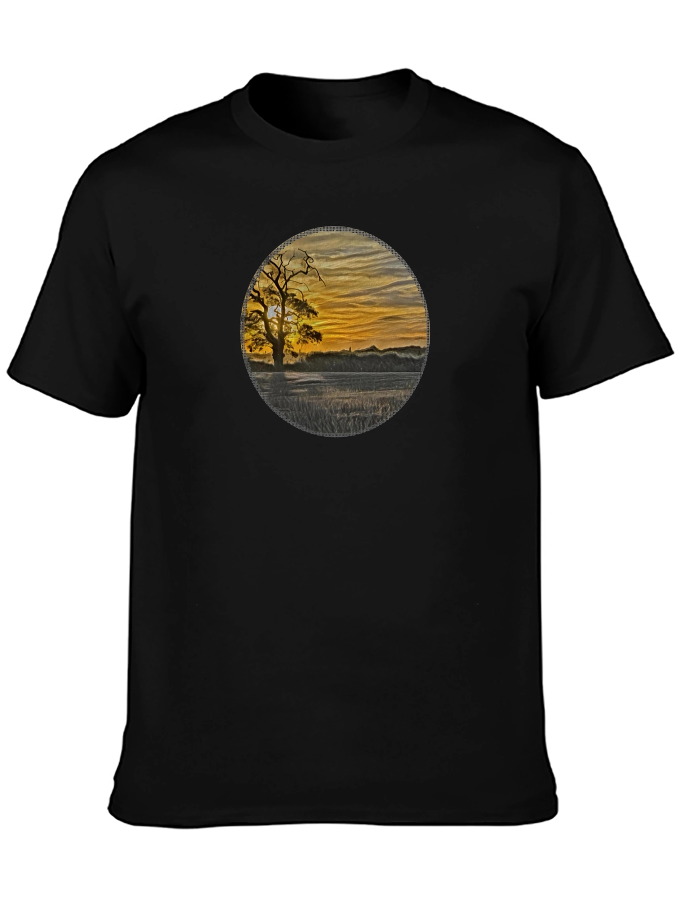Sunset Silhouette Graphic Tee