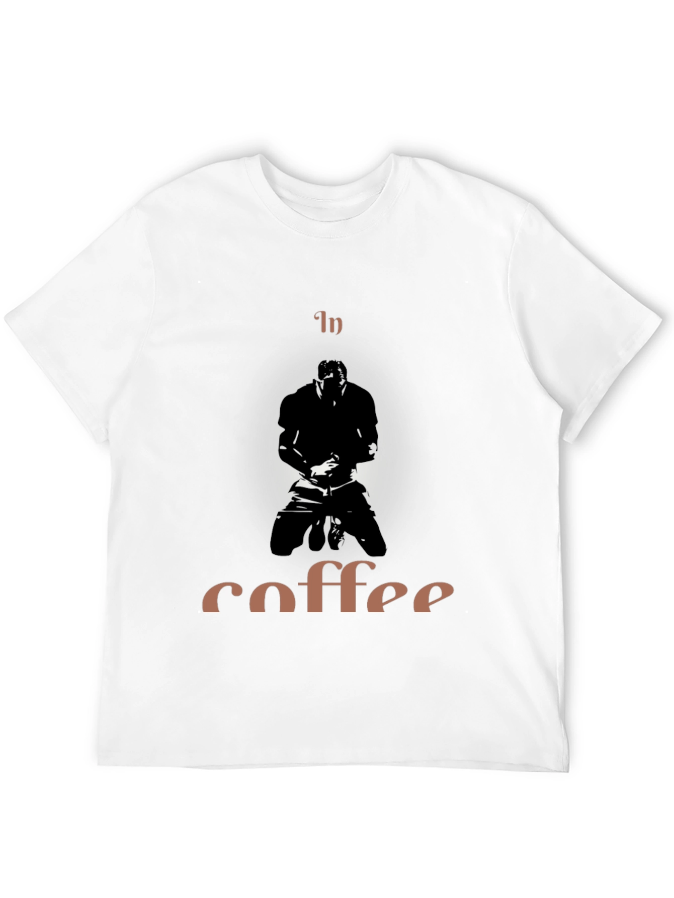 In Coffee Graphic Tee - Mens Black T-Shirt