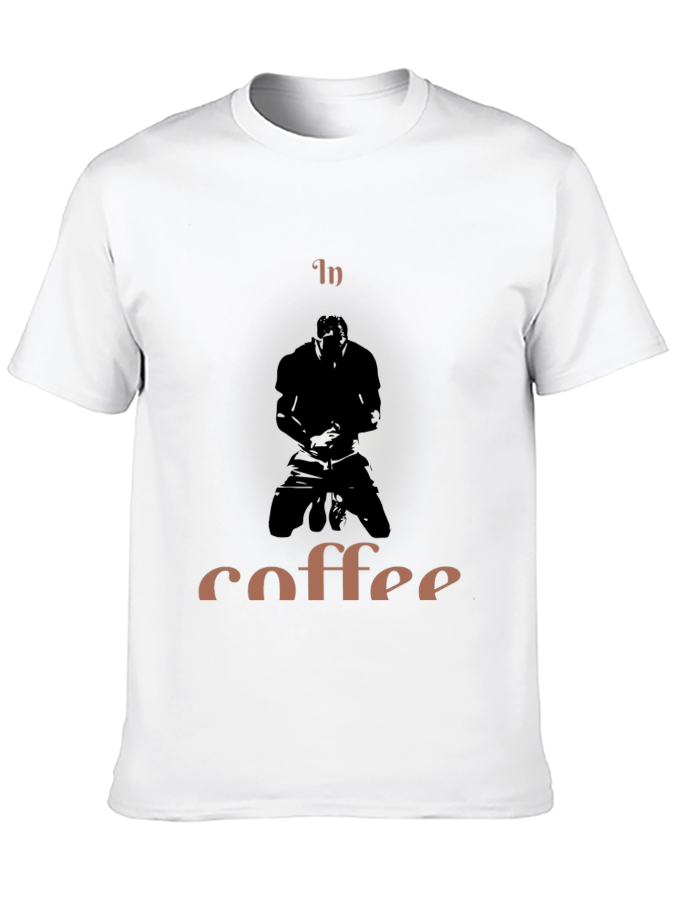 In Coffee Graphic Tee - Mens Black T-Shirt