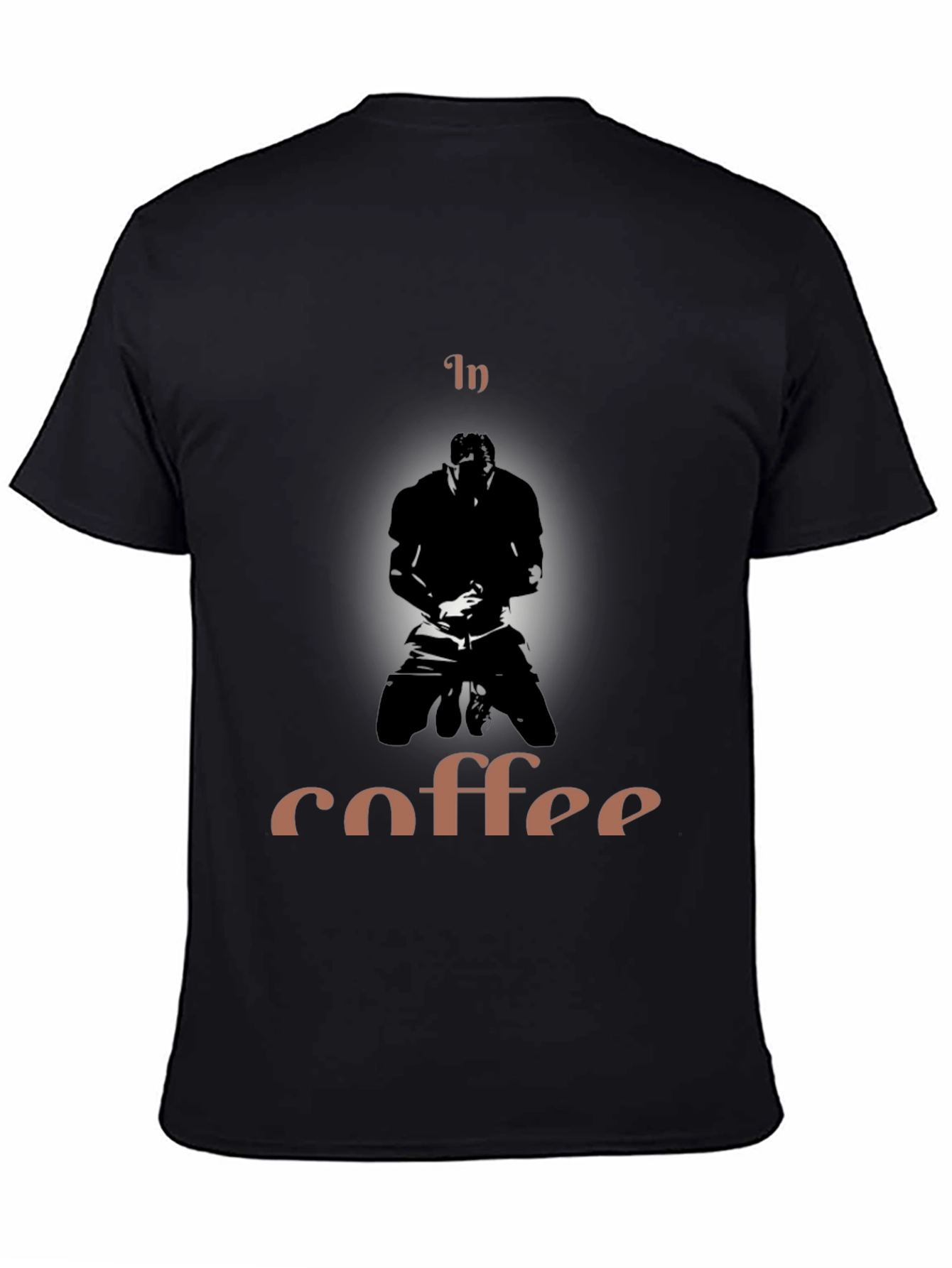 In Coffee Graphic Tee - Mens Black T-Shirt