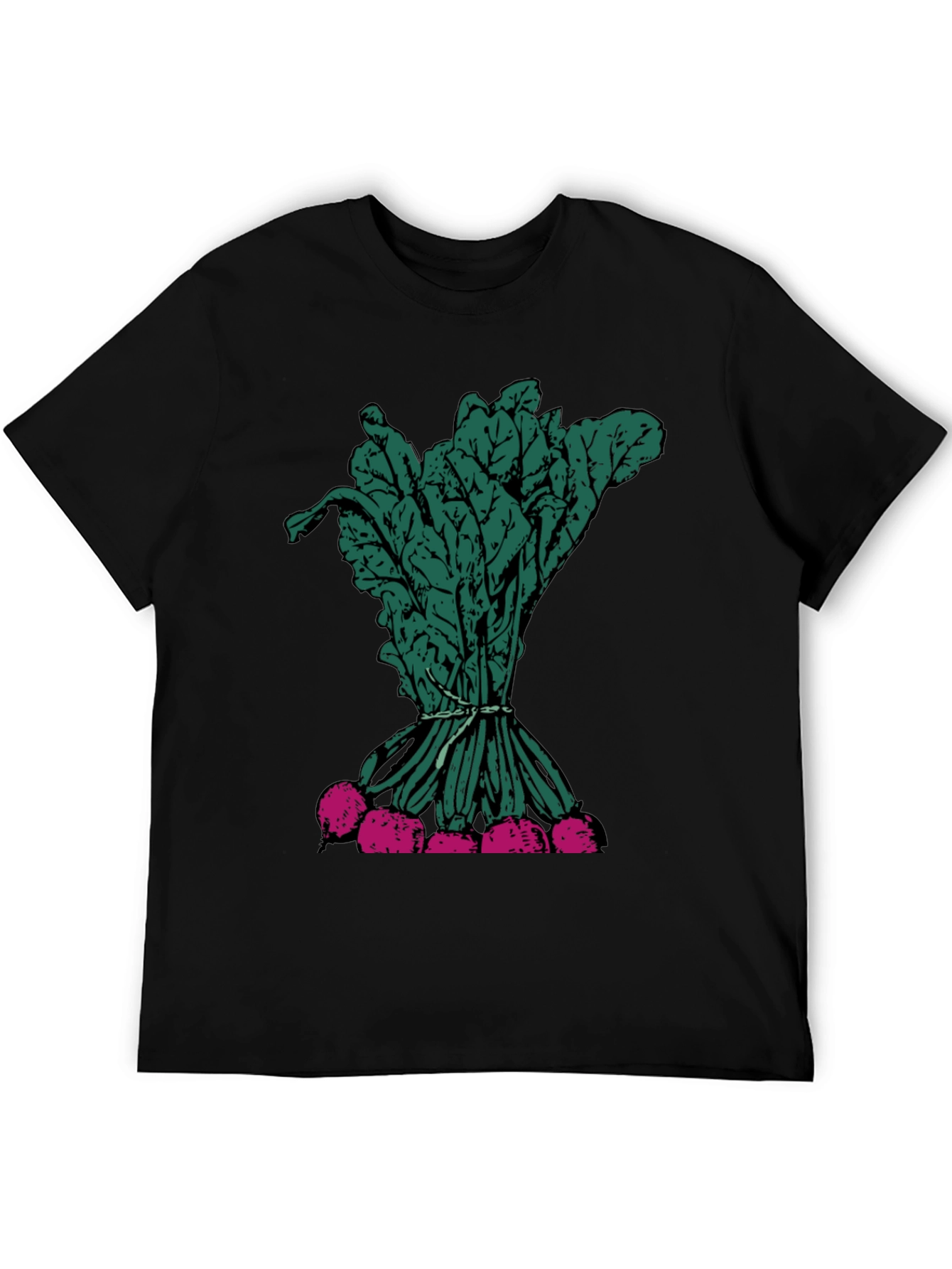Radish Graphic T-Shirt - Bold Vegetable Design