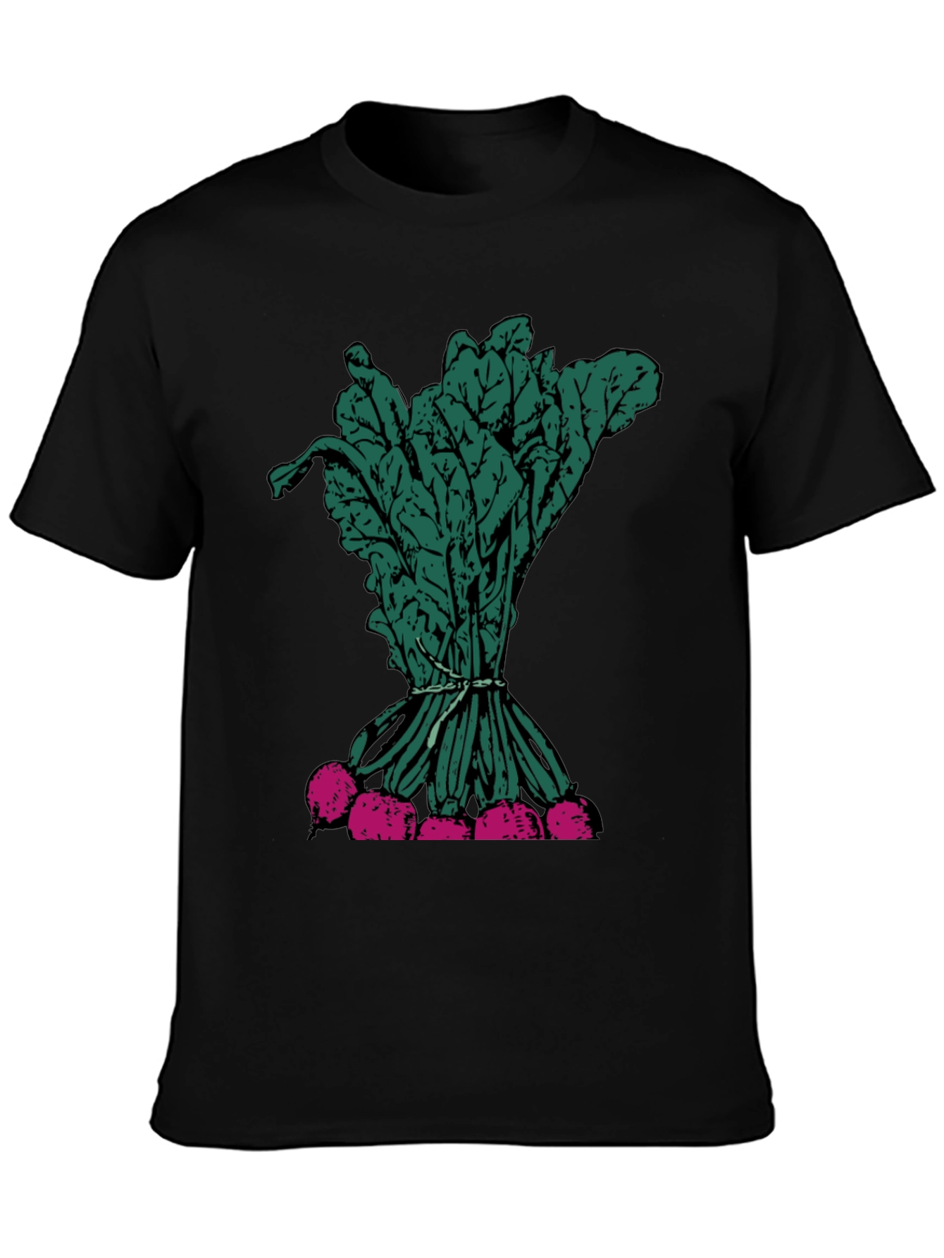 Radish Graphic T-Shirt - Bold Vegetable Design