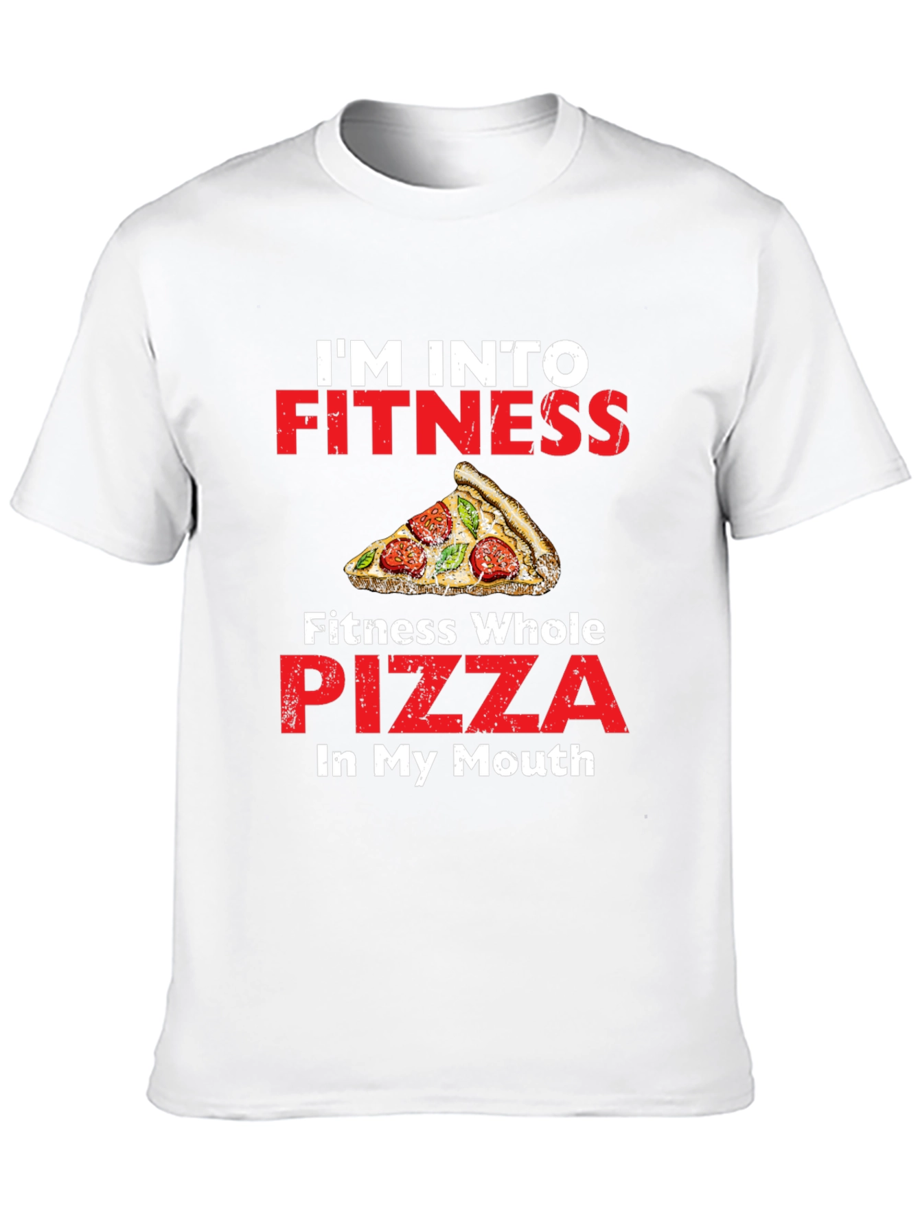 Pizza Fitness T-Shirt - Funny Foodie Tee