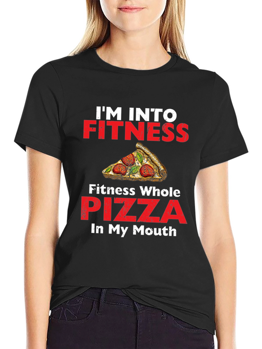 Pizza Fitness T-Shirt - Funny Foodie Tee