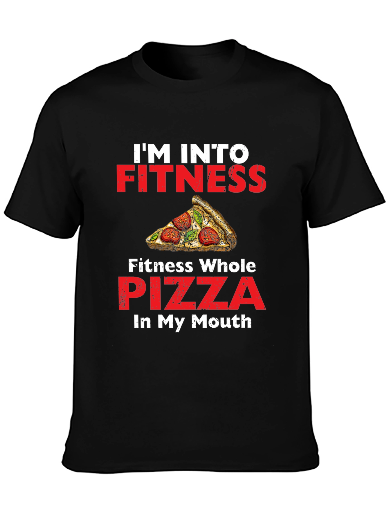 Pizza Fitness T-Shirt - Funny Foodie Tee