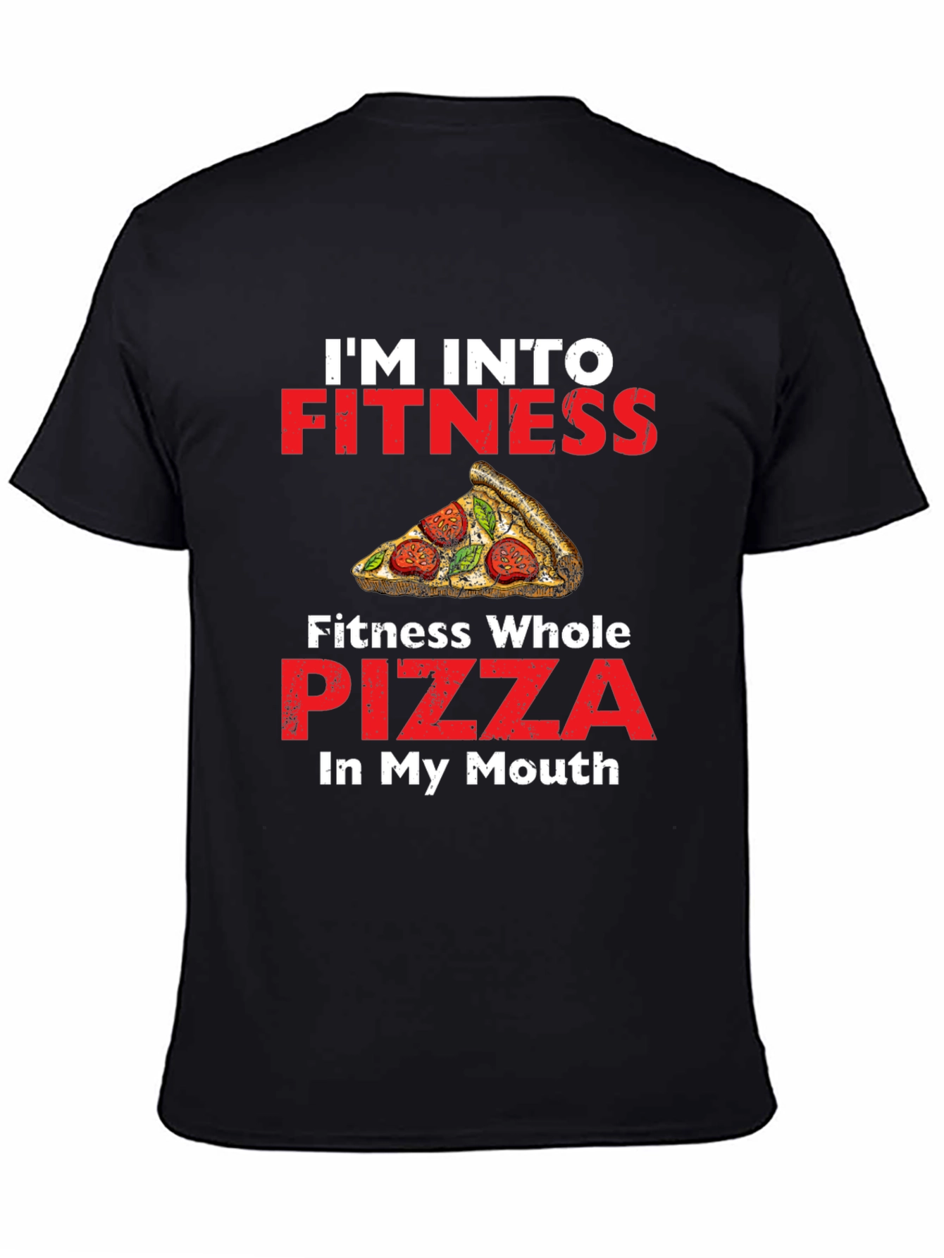 Pizza Fitness T-Shirt - Funny Foodie Tee