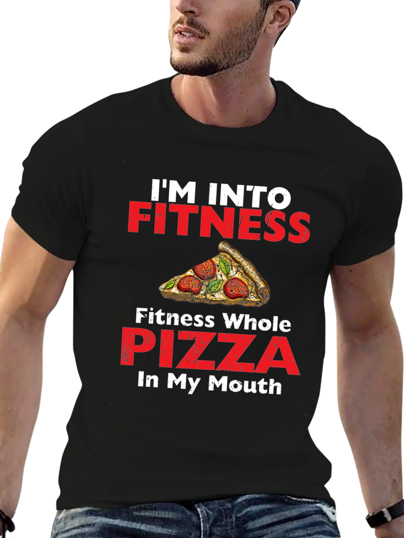 Pizza Fitness T-Shirt - Funny Foodie Tee