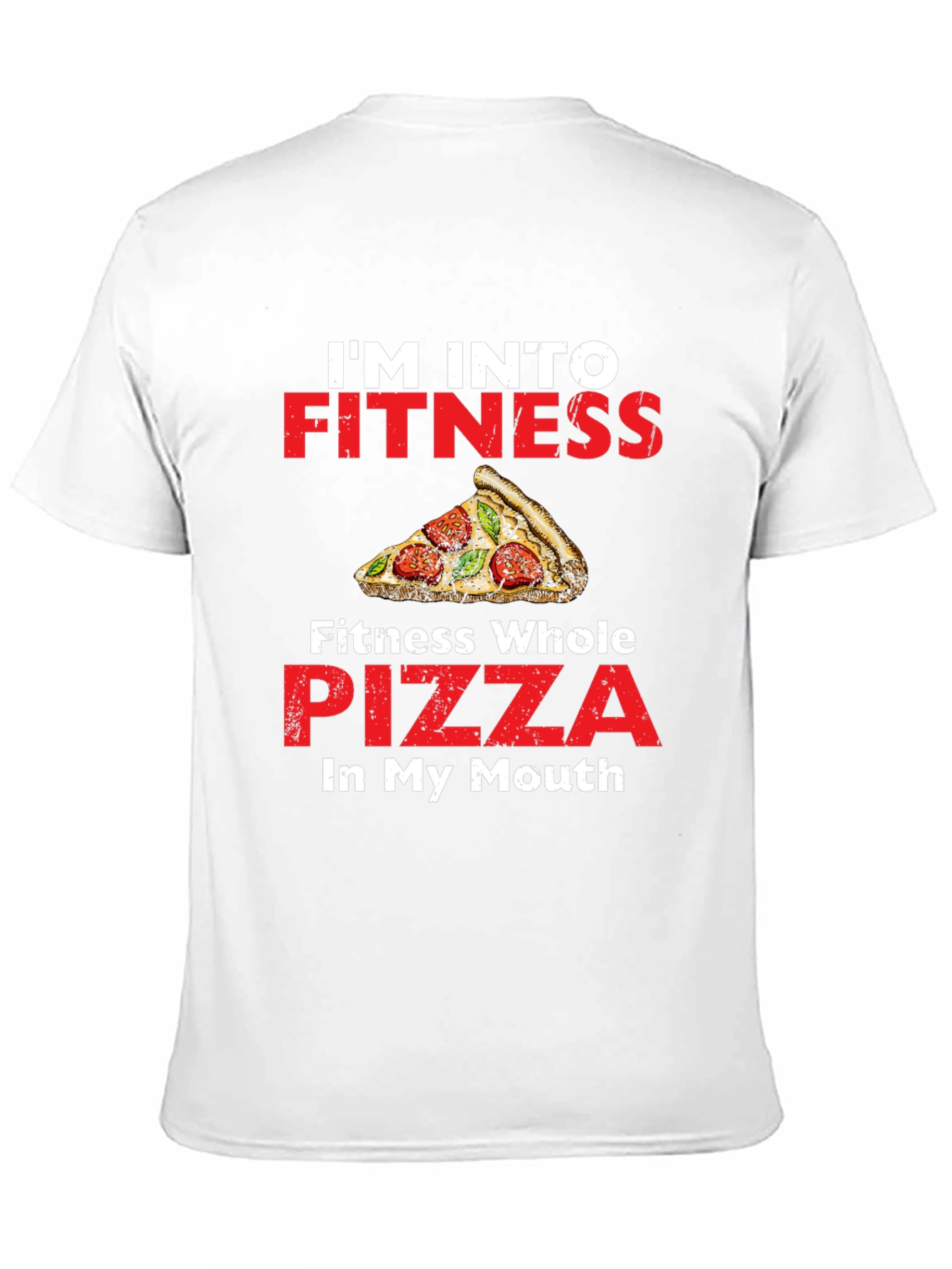Pizza Fitness T-Shirt - Funny Foodie Tee