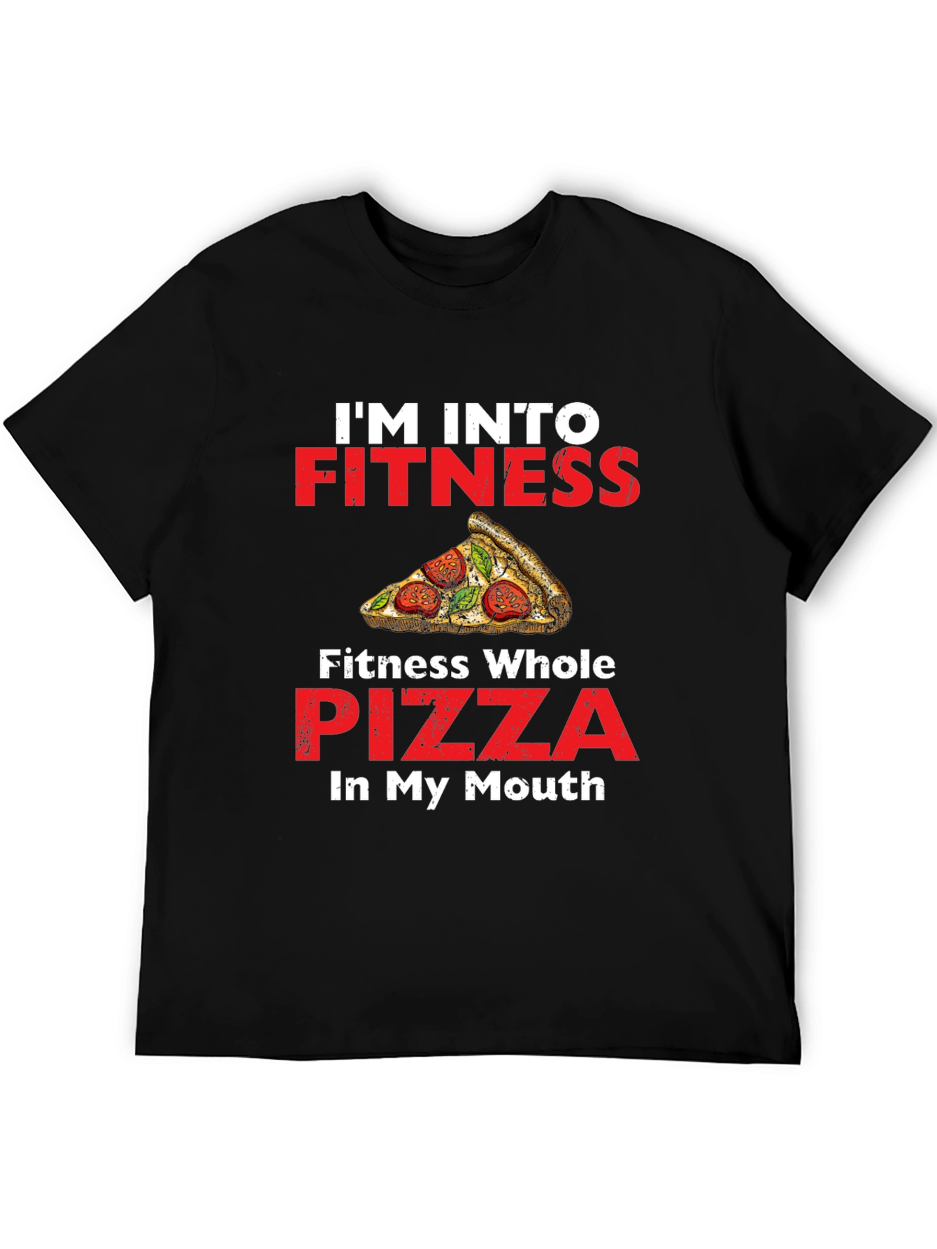 Pizza Fitness T-Shirt - Funny Foodie Tee