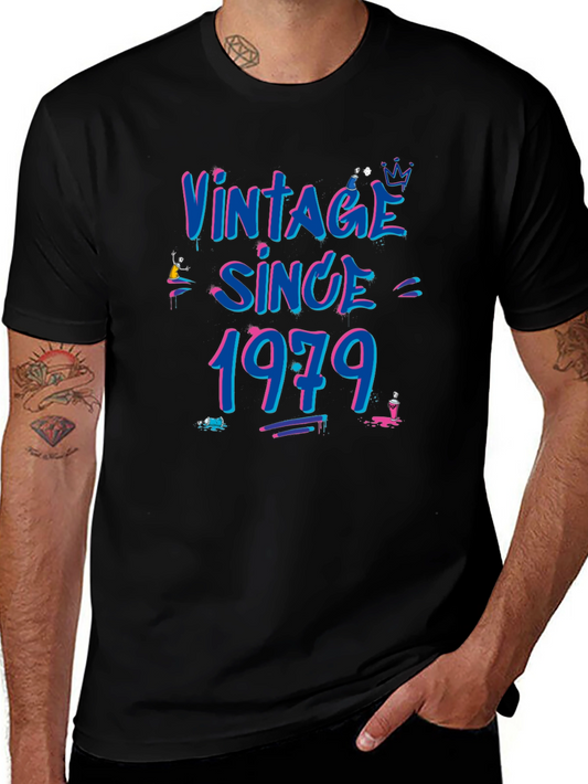 Vintage Since 1979 Graphic T-Shirt