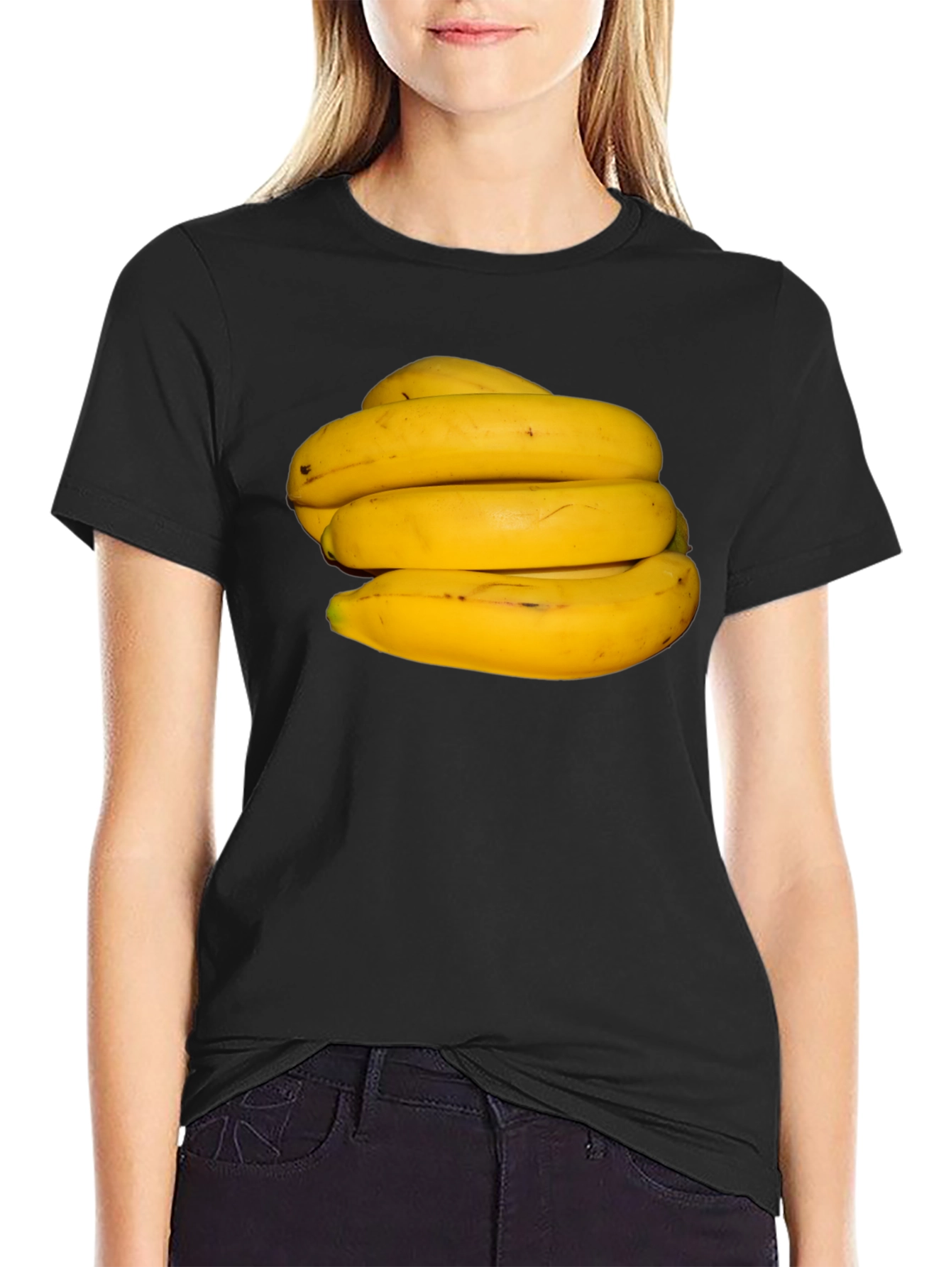 Banana Bunch Graphic T-Shirt - Quirky & Fun!