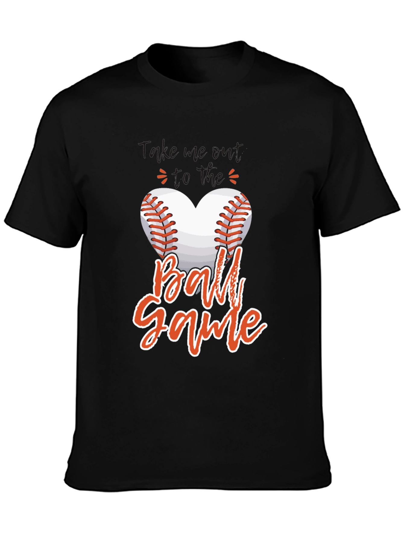Baseball Heart T-Shirt - Game Day Tee