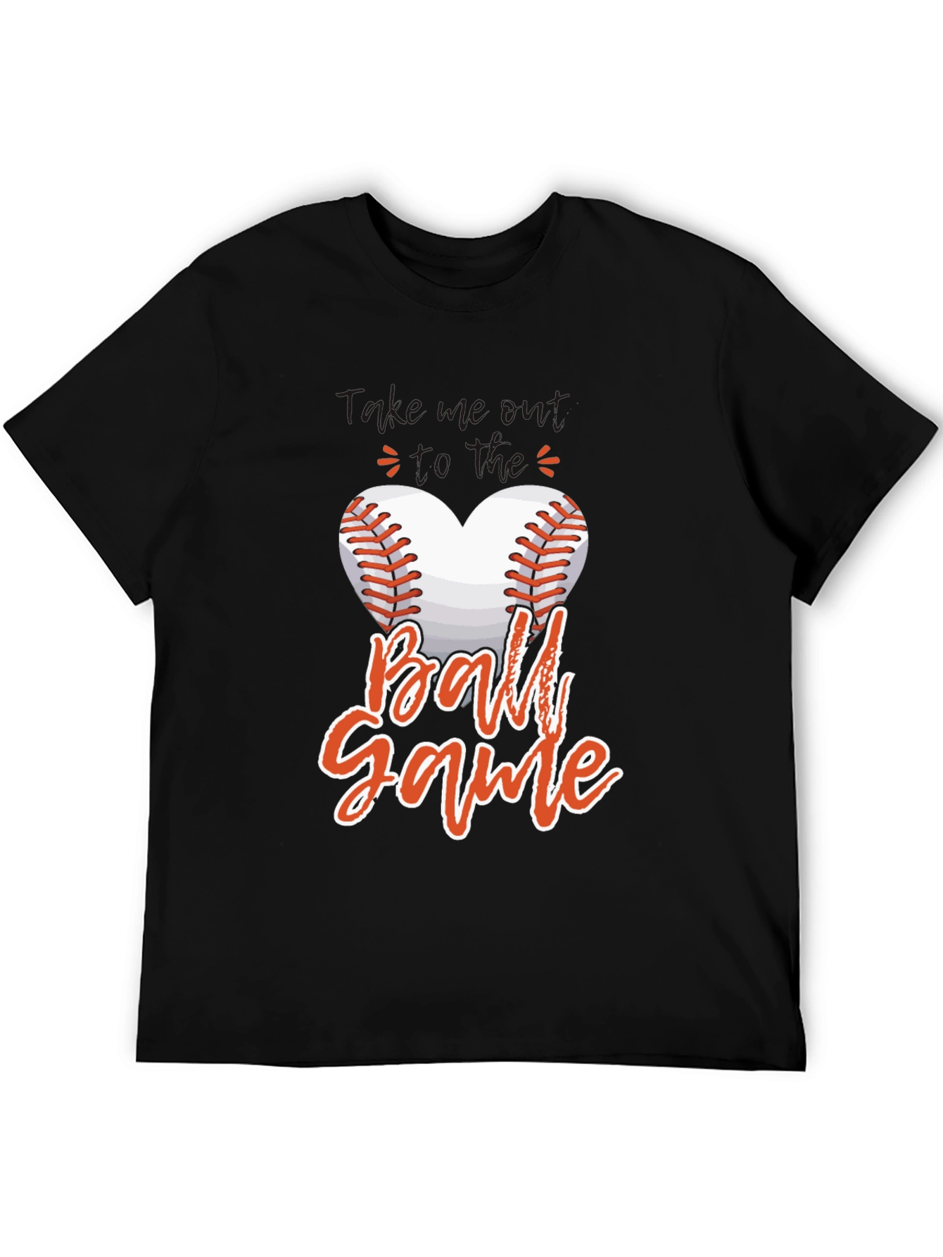 Baseball Heart T-Shirt - Game Day Tee
