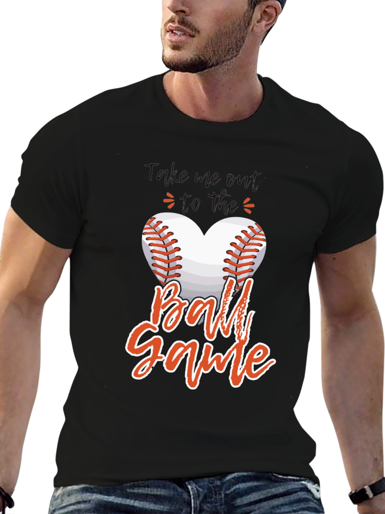 Baseball Heart T-Shirt - Game Day Tee