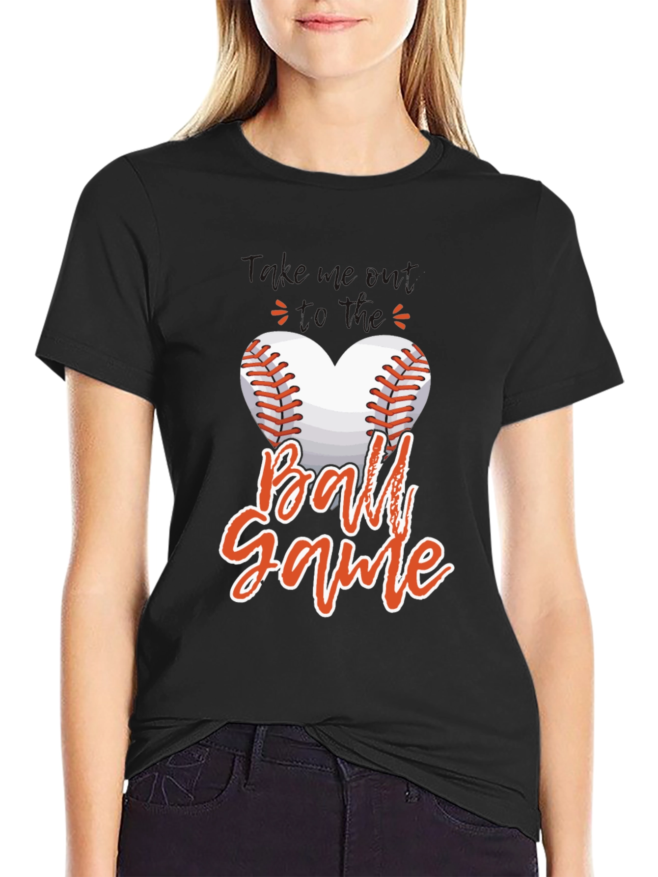 Baseball Heart T-Shirt - Game Day Tee
