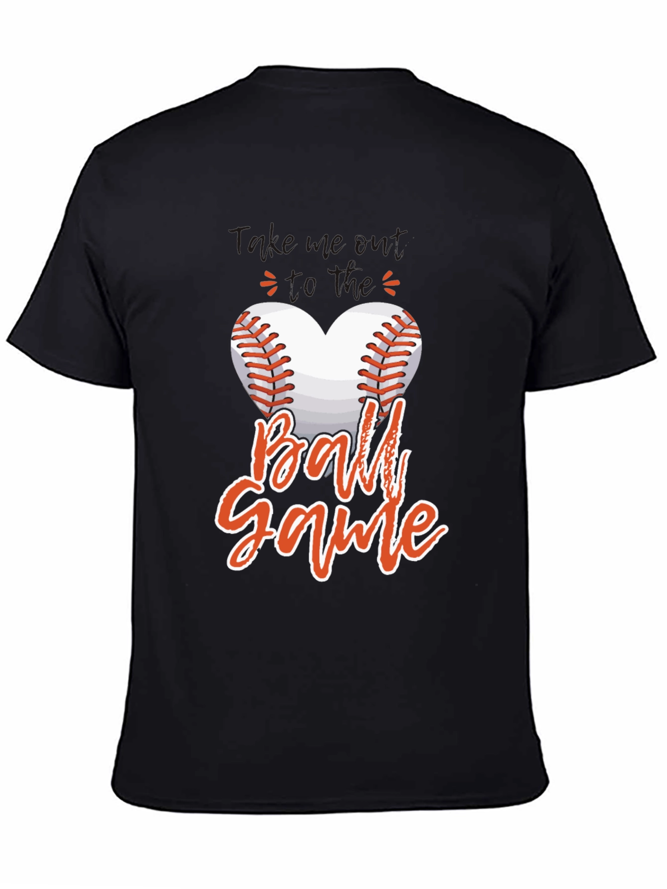 Baseball Heart T-Shirt - Game Day Tee