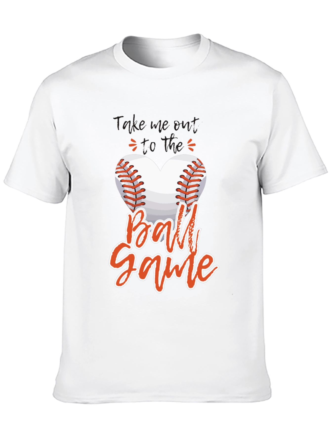 Baseball Heart T-Shirt - Game Day Tee