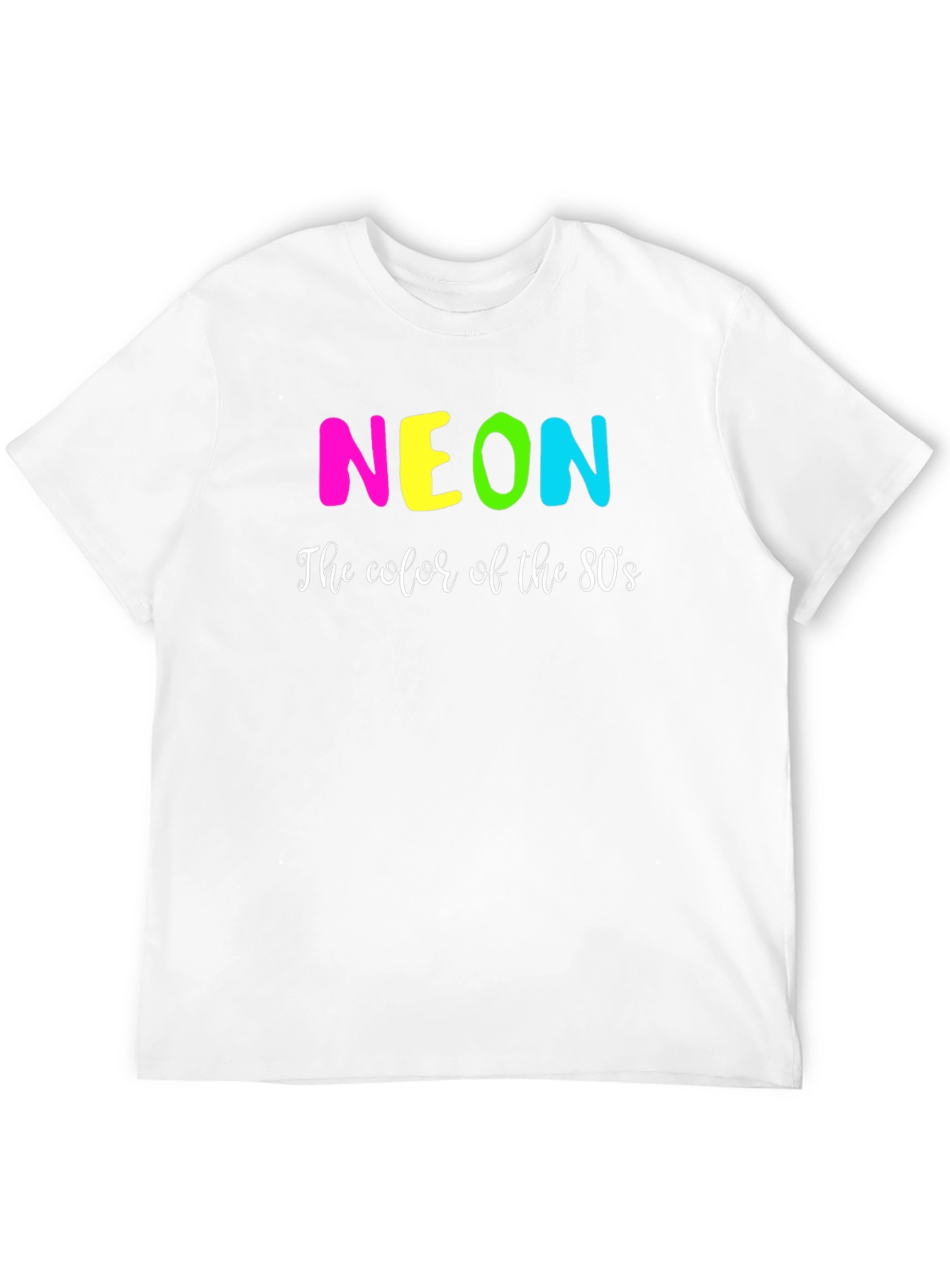 Neon 80s Graphic Tee - Retro Style
