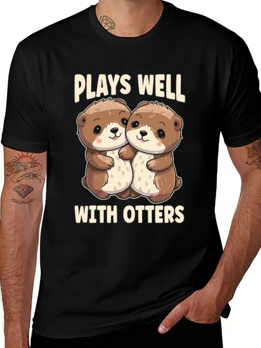Plays Well With Otters T-Shirt
