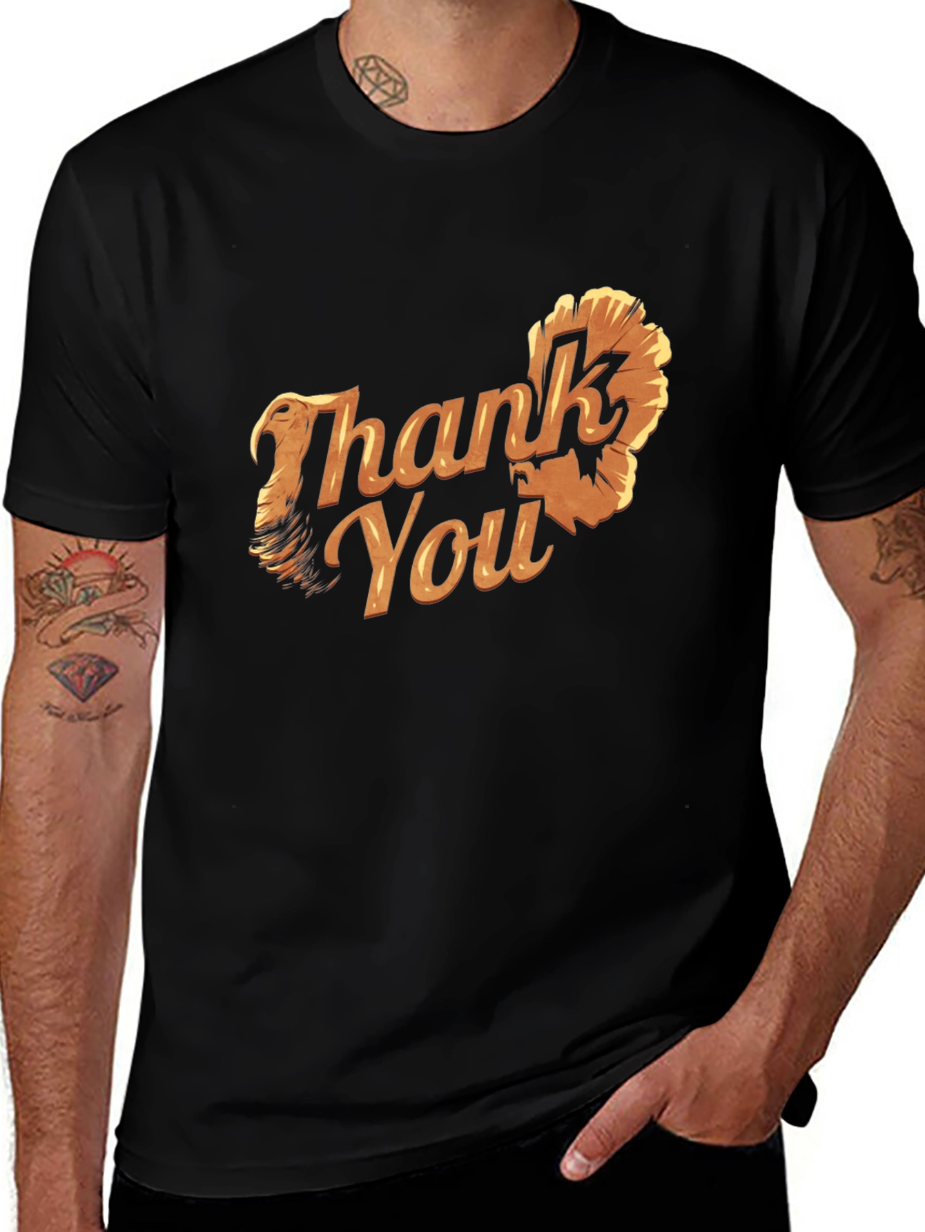 Thank You Thanksgiving Turkey T-Shirt