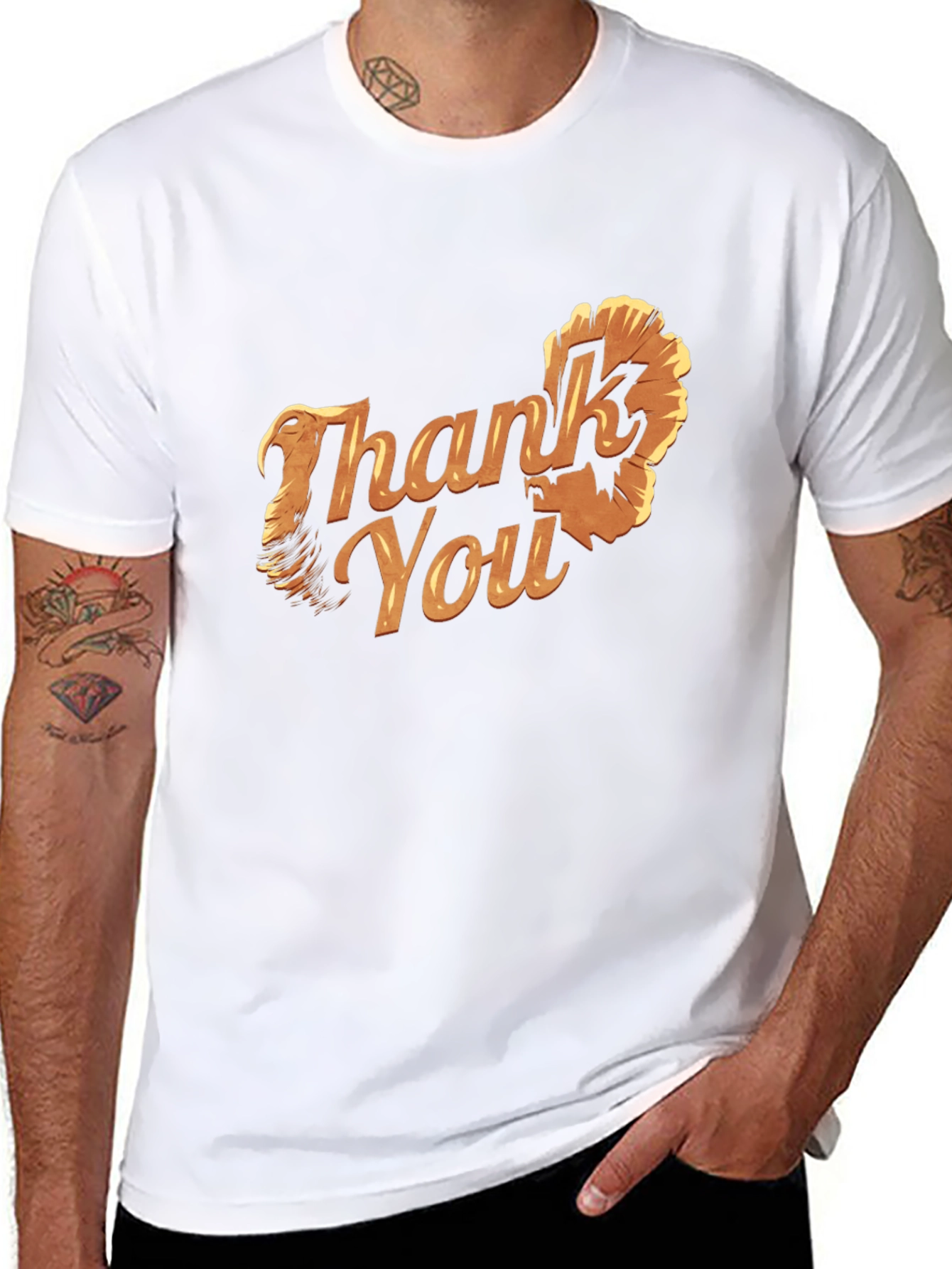 Thank You Thanksgiving Turkey T-Shirt