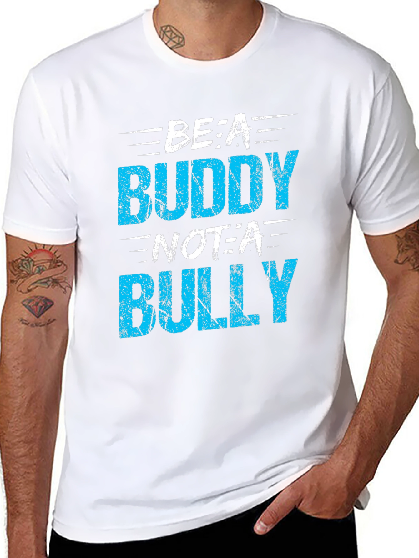 Be A Buddy Not A Bully Graphic T-Shirt
