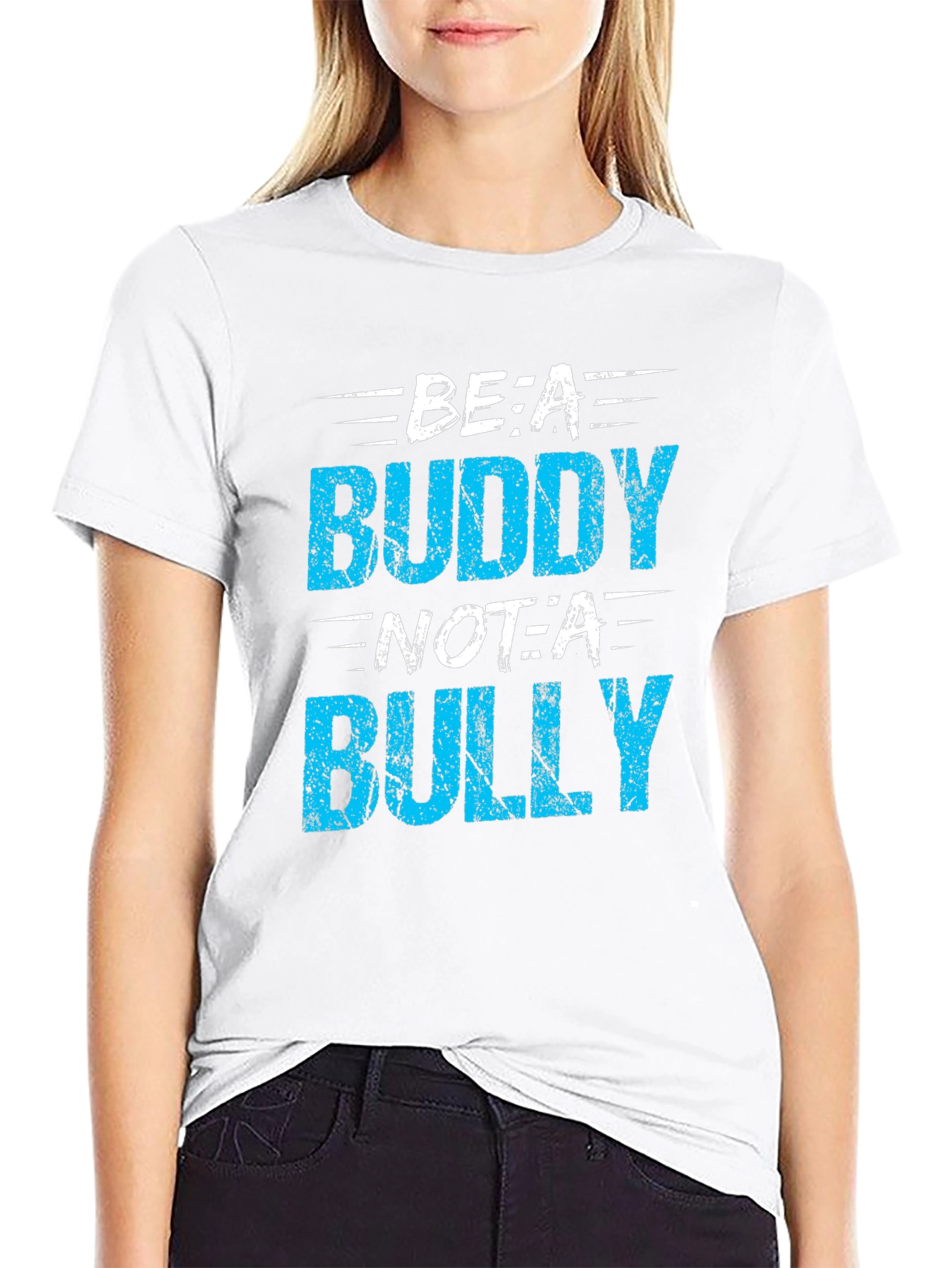 Be A Buddy Not A Bully Graphic T-Shirt