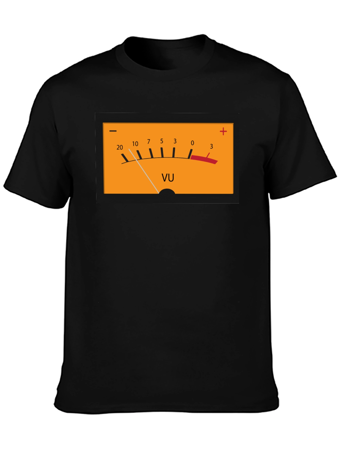 VU Meter Graphic Tee - Black