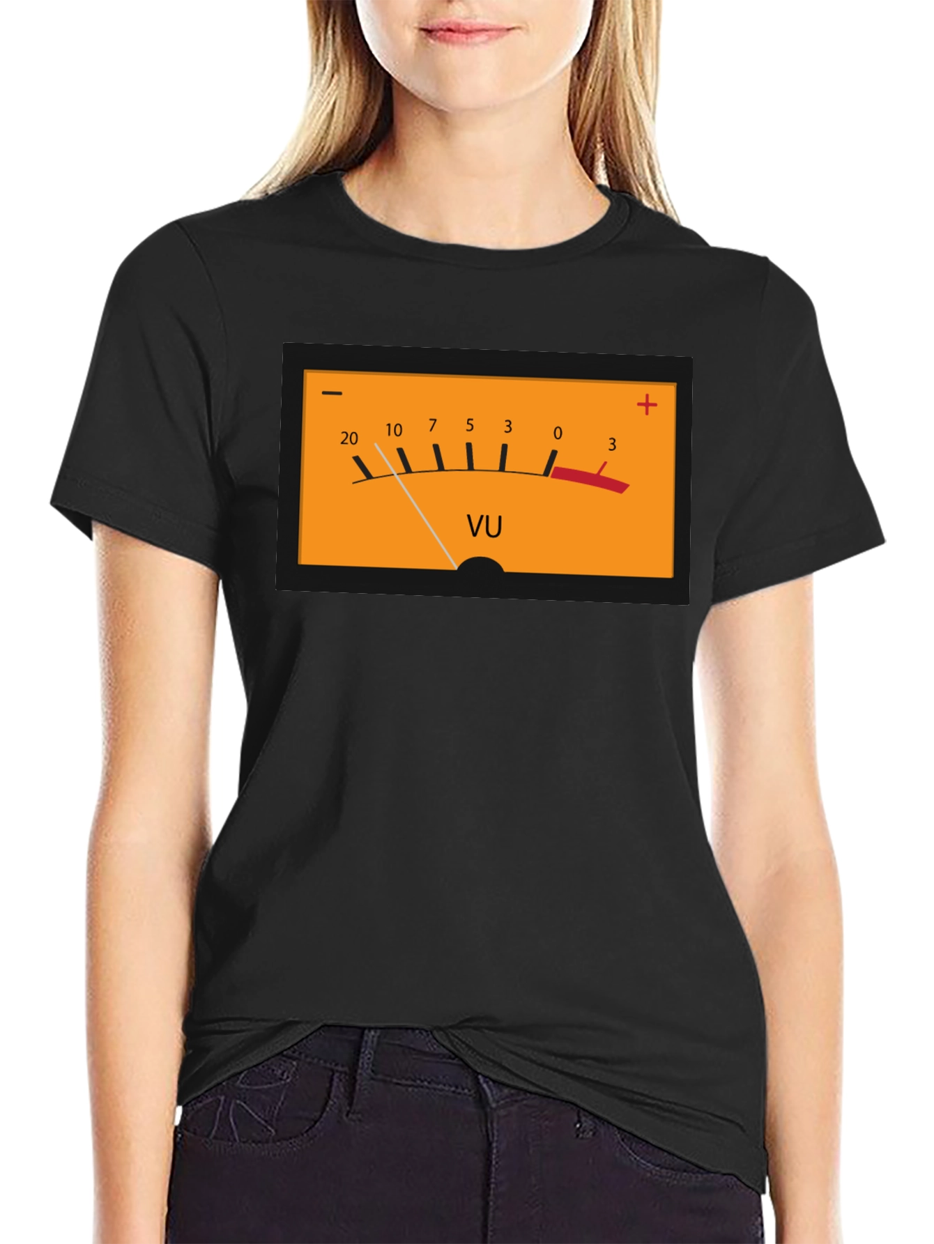 VU Meter Graphic Tee - Black
