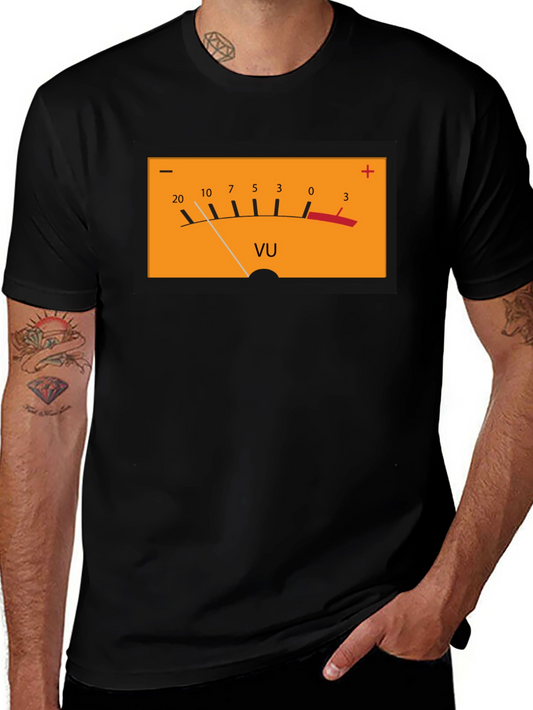 VU Meter Graphic Tee - Black